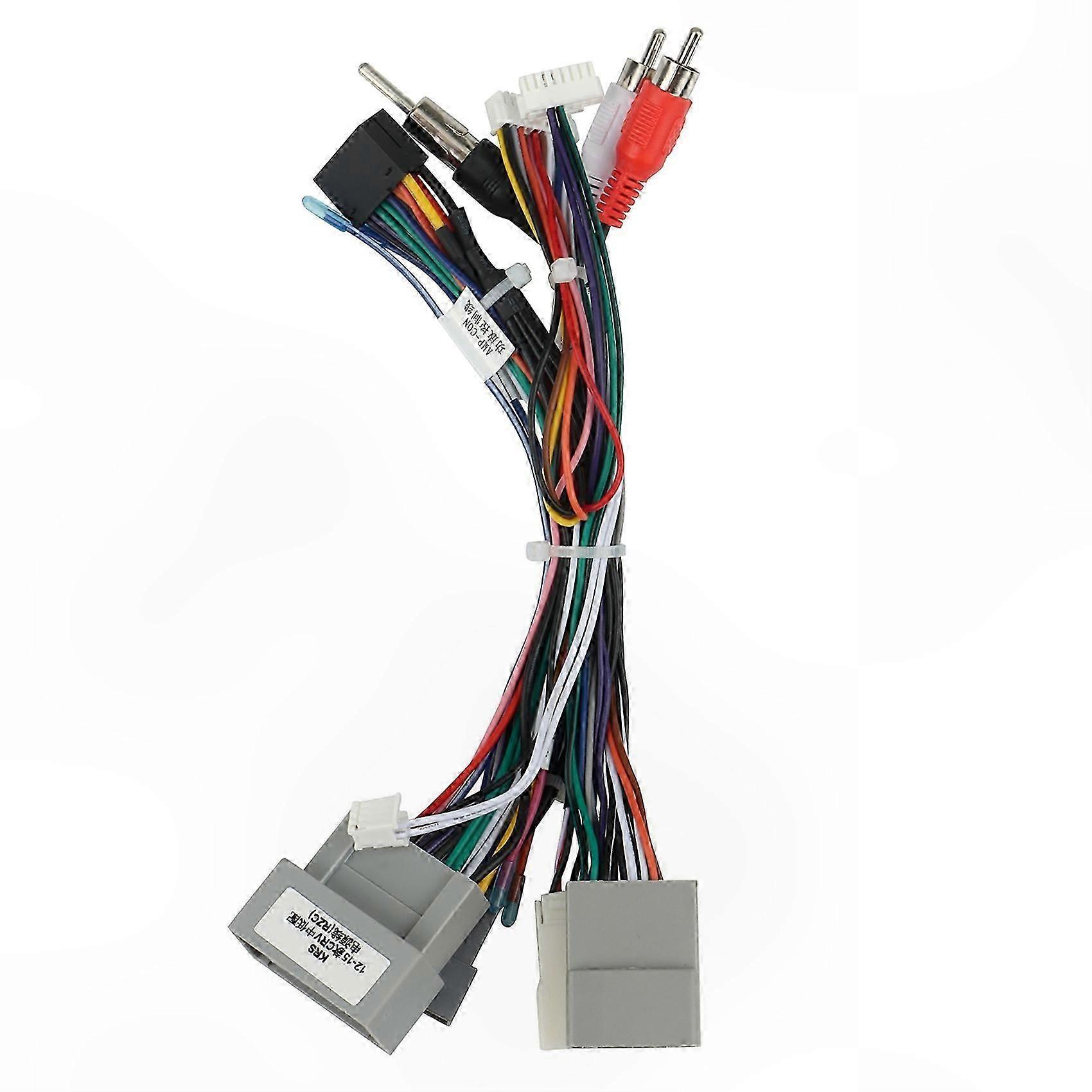 Android Car Audio Power Adapter 16PIN for CD Player Media Wiring Harness Connection