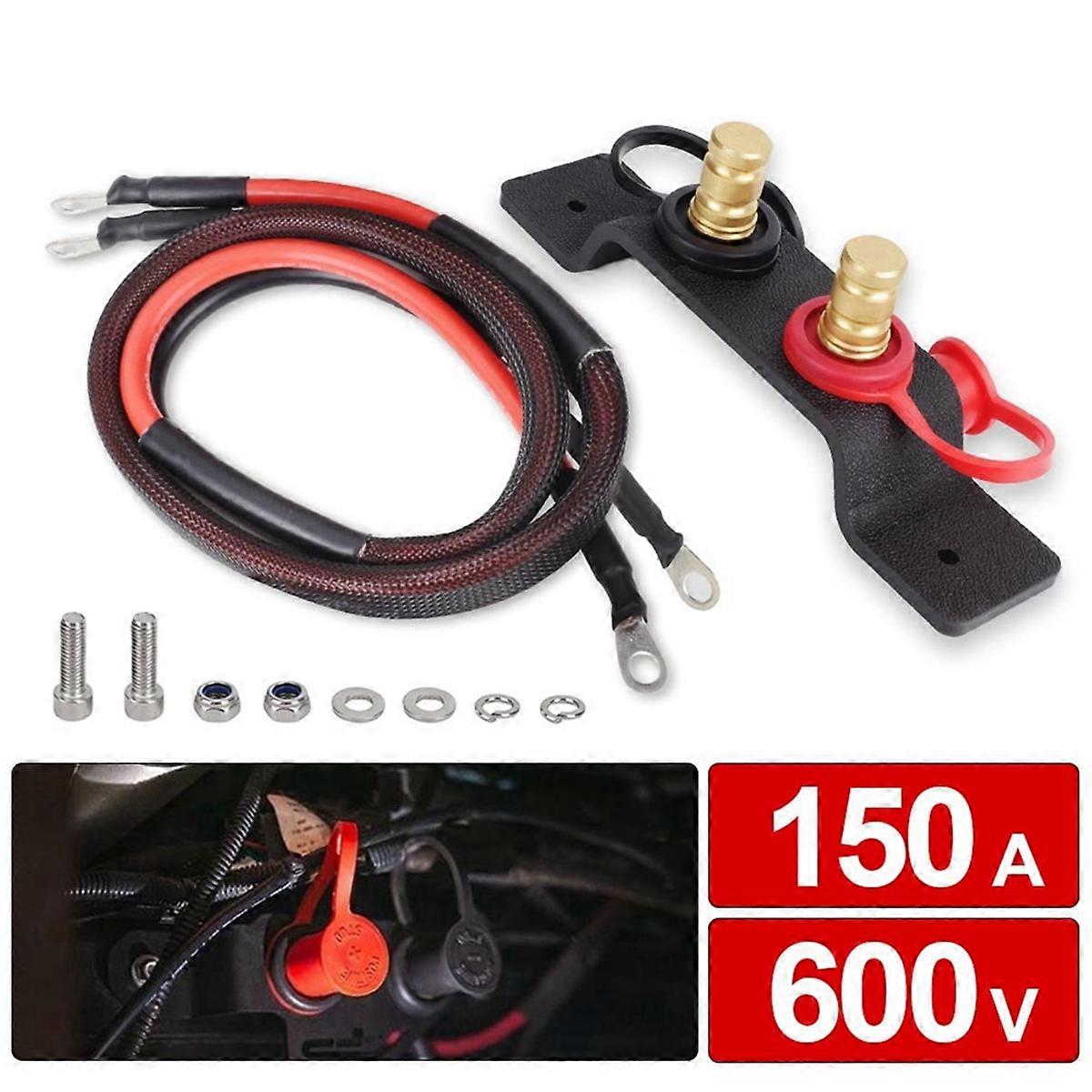 Battery Base Extension Cable Set for Off-Road Vehicle RV Yacht