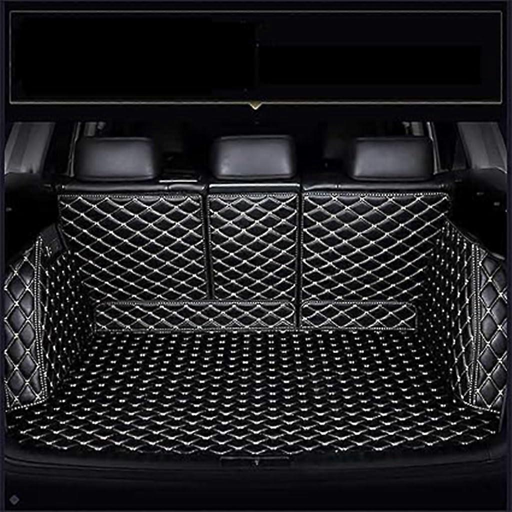 Car Boot Liner for Range Rover IV (L405 5seat) 20122017, Waterproof Anti Scratch Anti Slip Leather All Inclusive Rear Trunk Mats,BBlack Beige