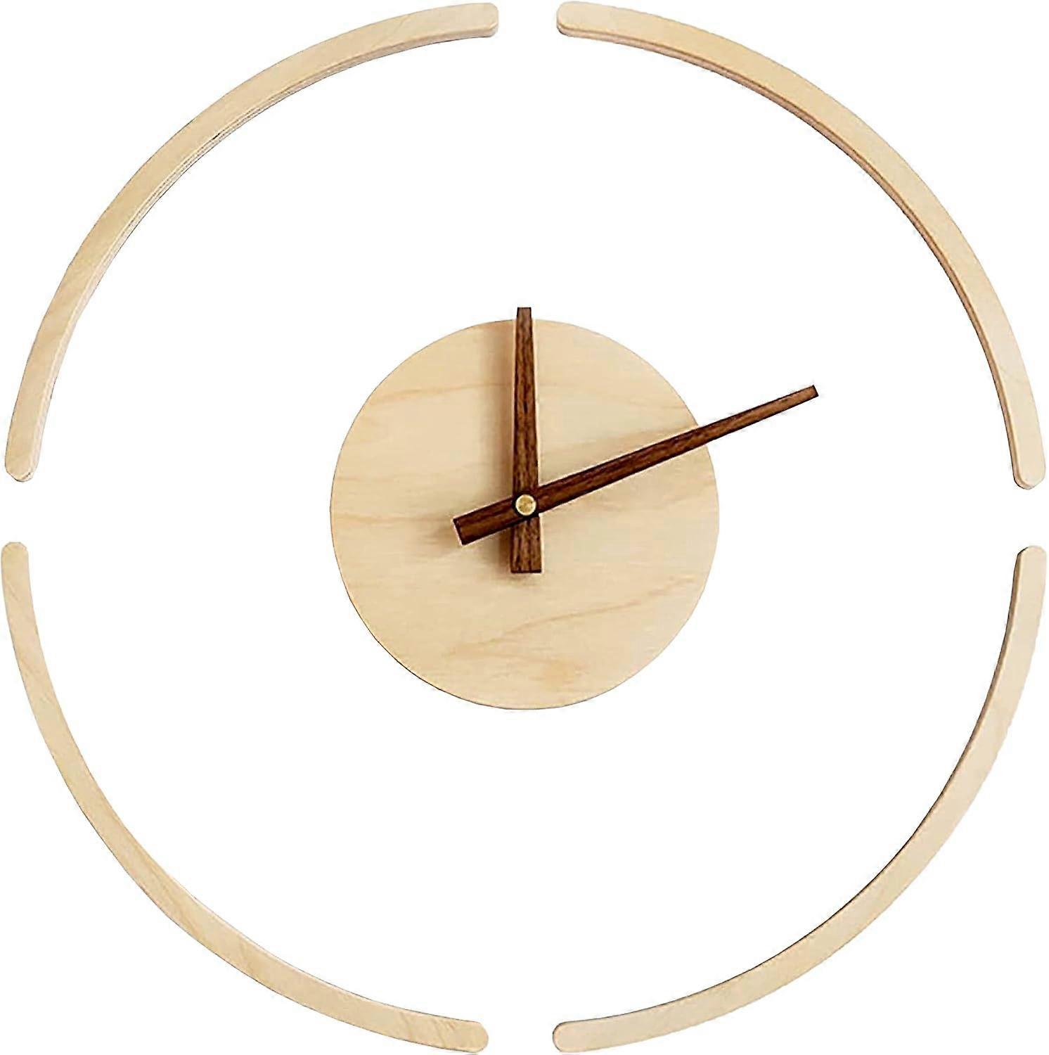 Silent Wall Clock, Non Ticking Battery Operated Wall Clock, Modern Minimalist