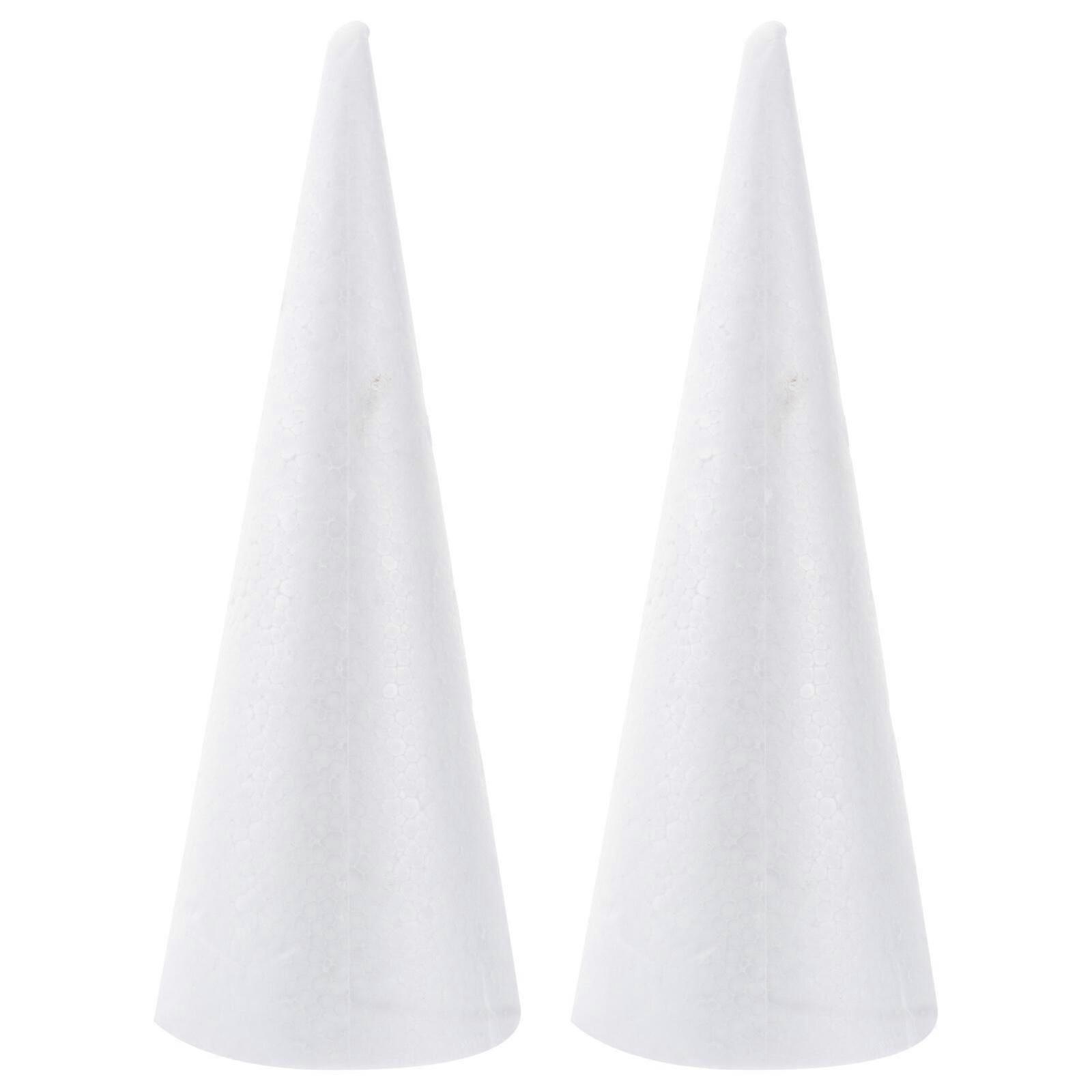 2 Pcs Home Items Foam Ball Painting Styrofoam Bear Floral Foam Ball Craft Styrofoam Cone