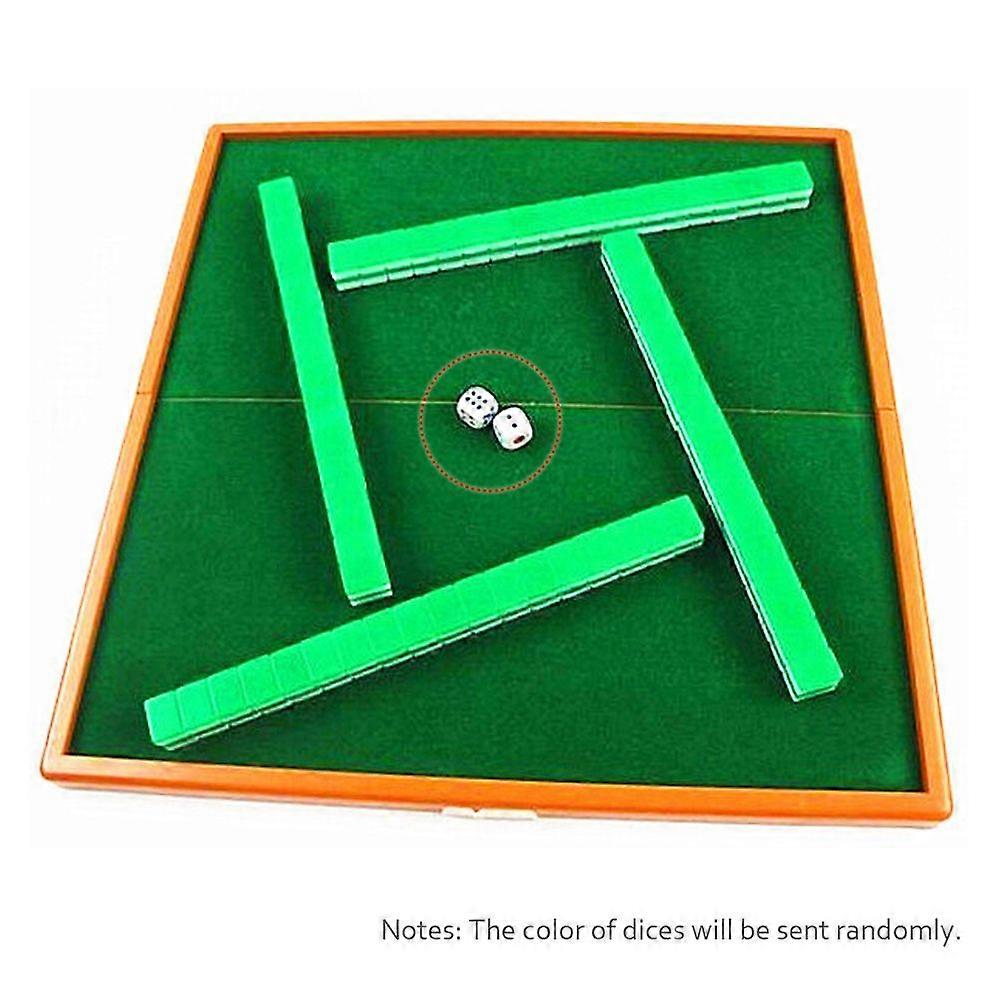 Mini Mahjong Set with Folding Mahjong Table Portable Mah Jong Game Set For Travel Family Leisure Time Indoor Entertainment Accessories