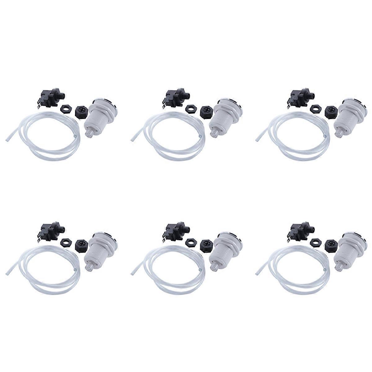 6X 16A On Off Push Button Switch Jetted Jet for Bath Tub Spa Garbage