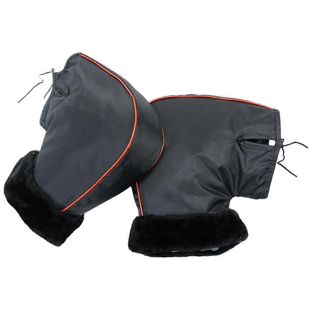 Motorbike Handlebar Covers Warm Waterproof Oxford Cloth For 125/Straddle Motorcycle With Reflective Tape