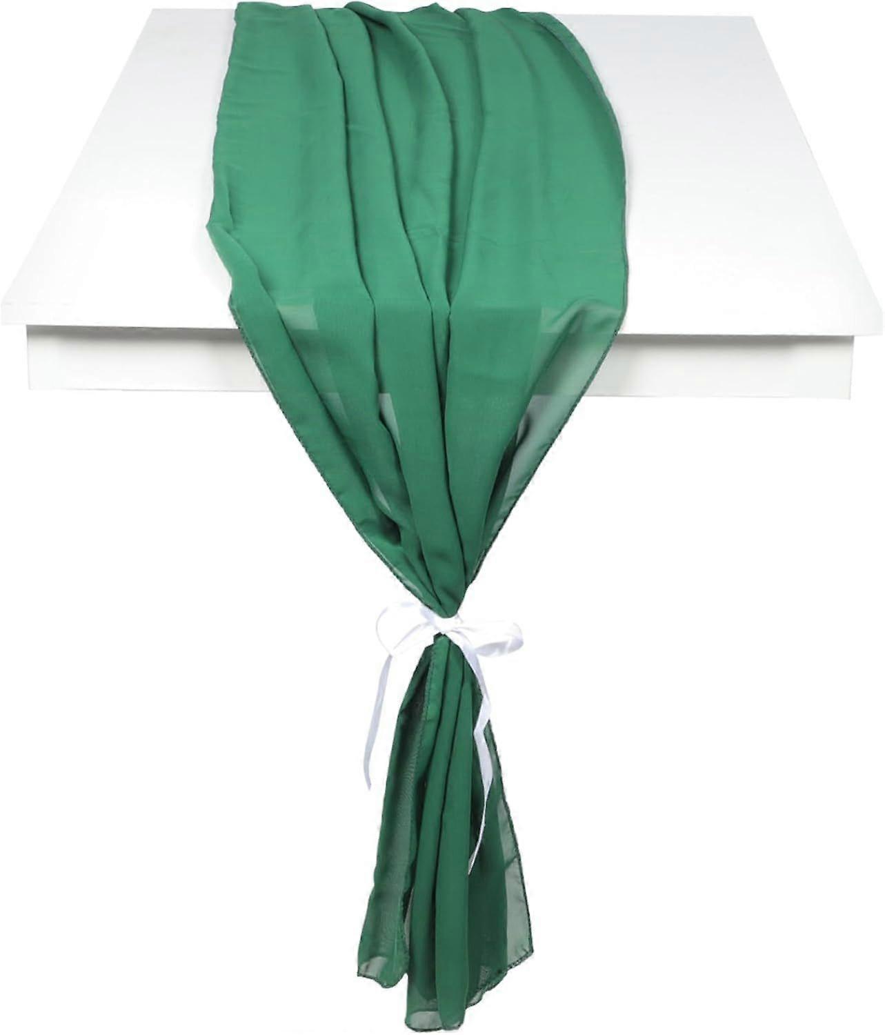 Festival Decor Table Runner Simple Chiffon Dining Cover Rustic Home Decor for