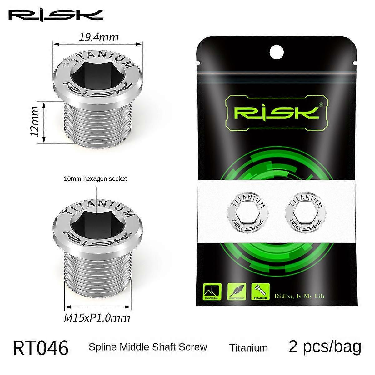 Bicycle bottom bracket screws, suitable for M15x12 specification, improve cycling performance