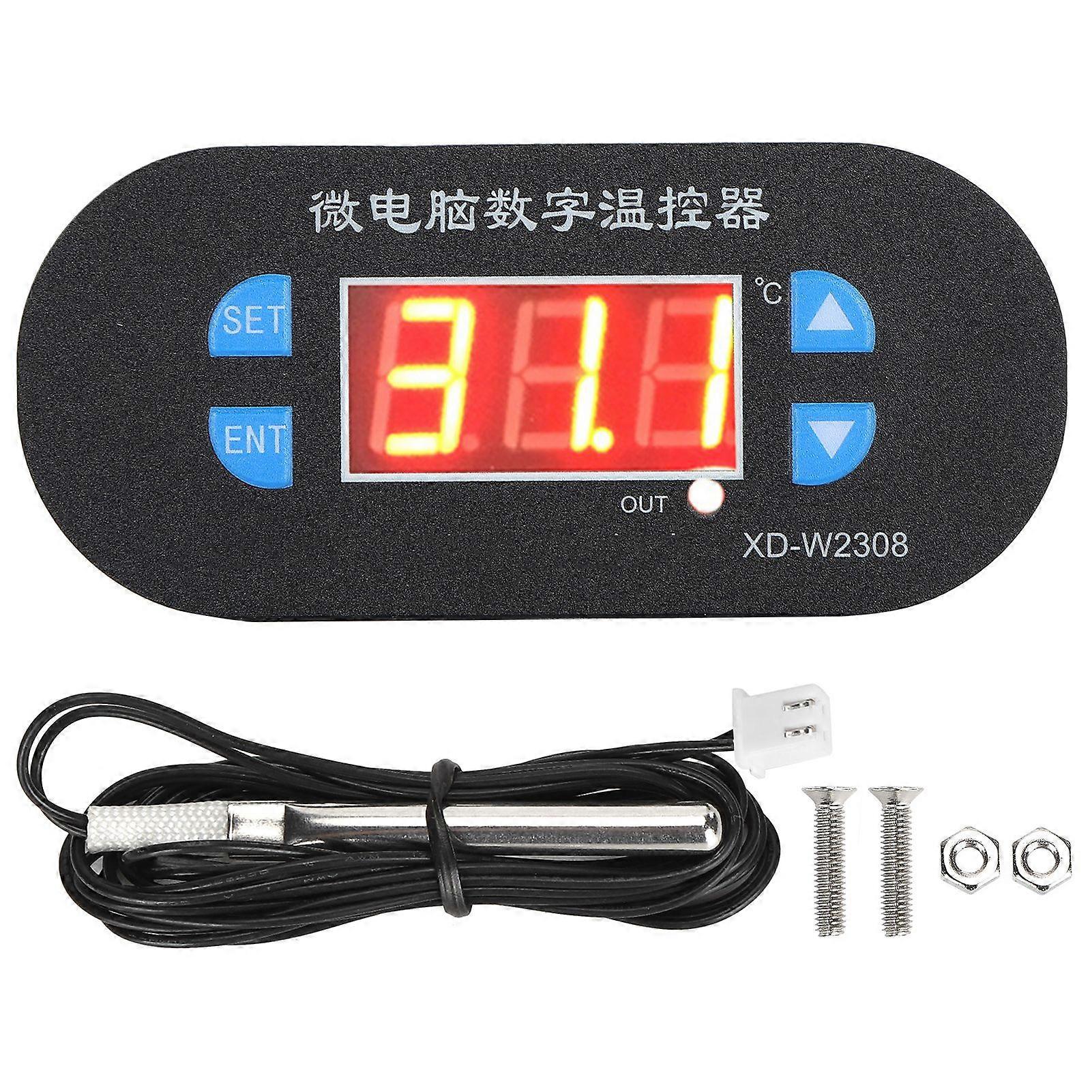 Digital Display Temperature Controller 0300 High Precise Adjustable Thermostat 220V