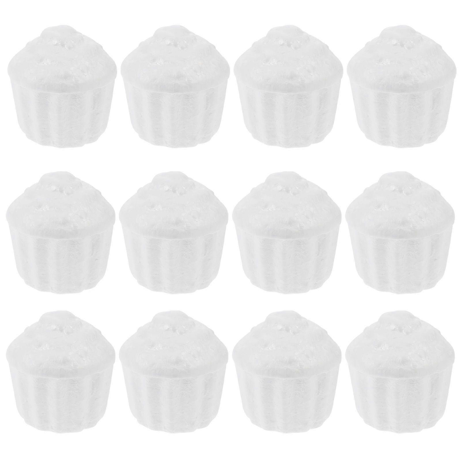 12pcs 7.8cm Cake Model Educational Children DIY Craft Practice Cake Ornament