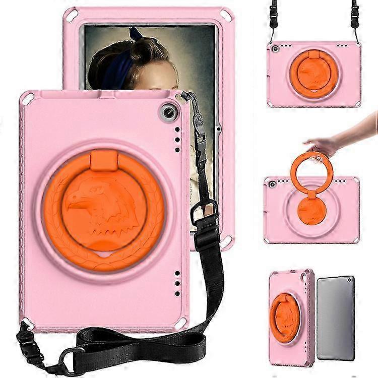 Shockproof EVA Case with Shoulder Strap for Amazon Fire HD 8 (2022 & 2020 Models), Waterproof Screen Protector