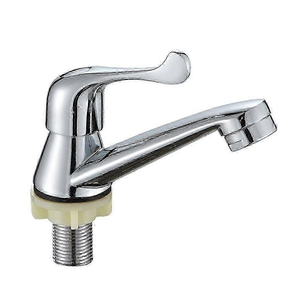 Durable single cold faucet for sink with easy installation
