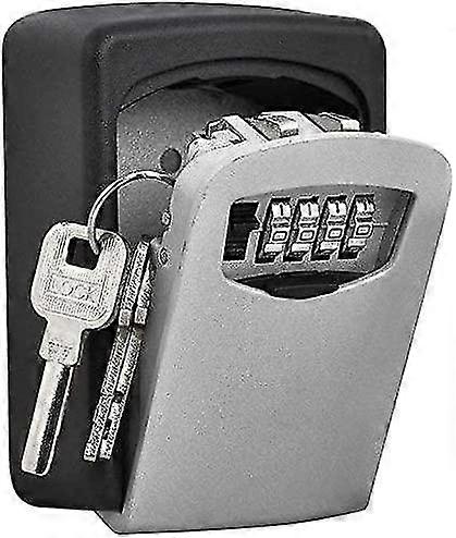 Police High Security Key Box Safe Key Wall Mounted 4 Digit Keys High Security Safe Combination Lock