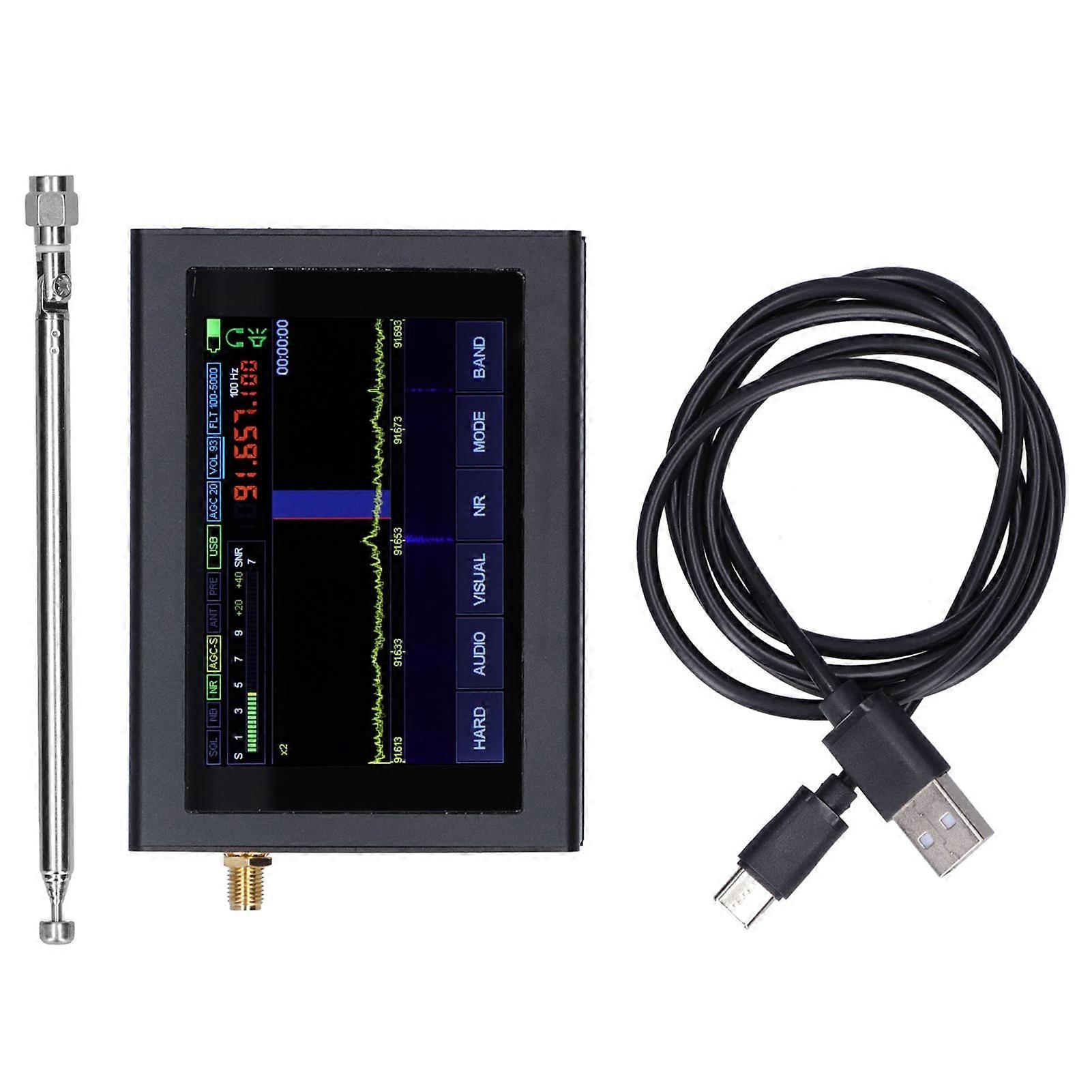 SDR Receiver 50K2G Full Frequency Radio Handheld Industrial Control Components with Antenna Portable Wireless Signal Scanner