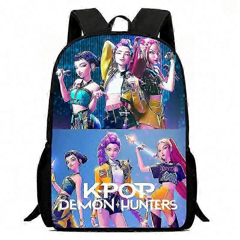 Kpop Demon Hunters Backpack For School Girl Student Daypack Travel Commuter Laptop Bag Y2k
