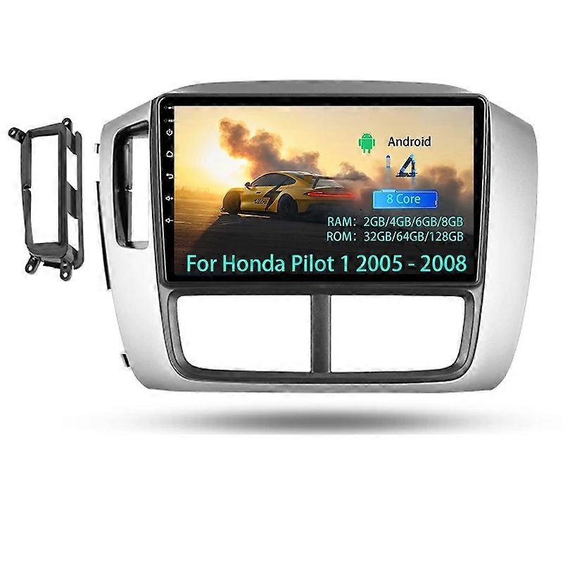 For Honda Pilot 1 2005 - 2008 Car Mulltmedia Video Player GPS Android Carplay WiFi DSP IPS Stereo