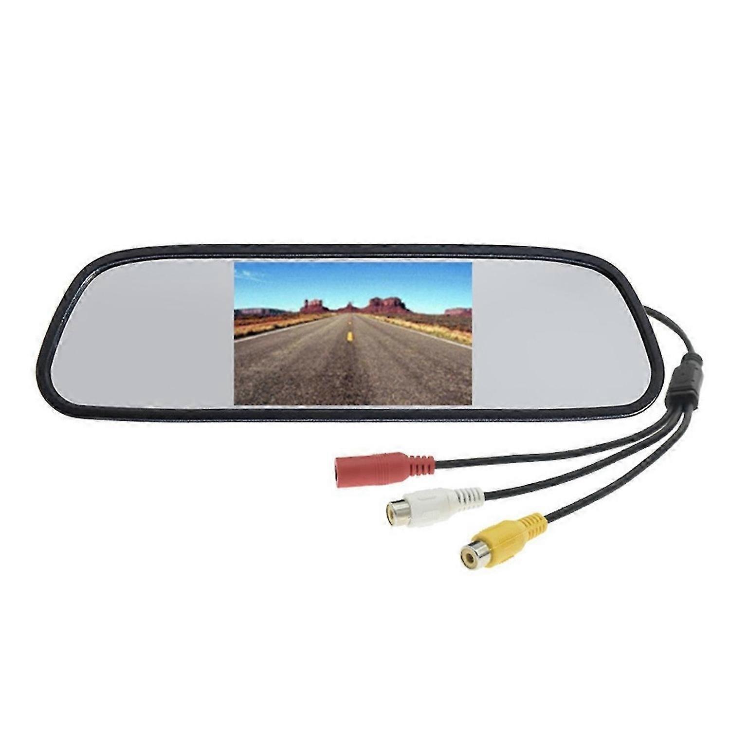 Car Video Parking Monitor Car Rearview Camera 4.3 Inch TFT LCD Car Rearview Mirror Monitor Reverse I
