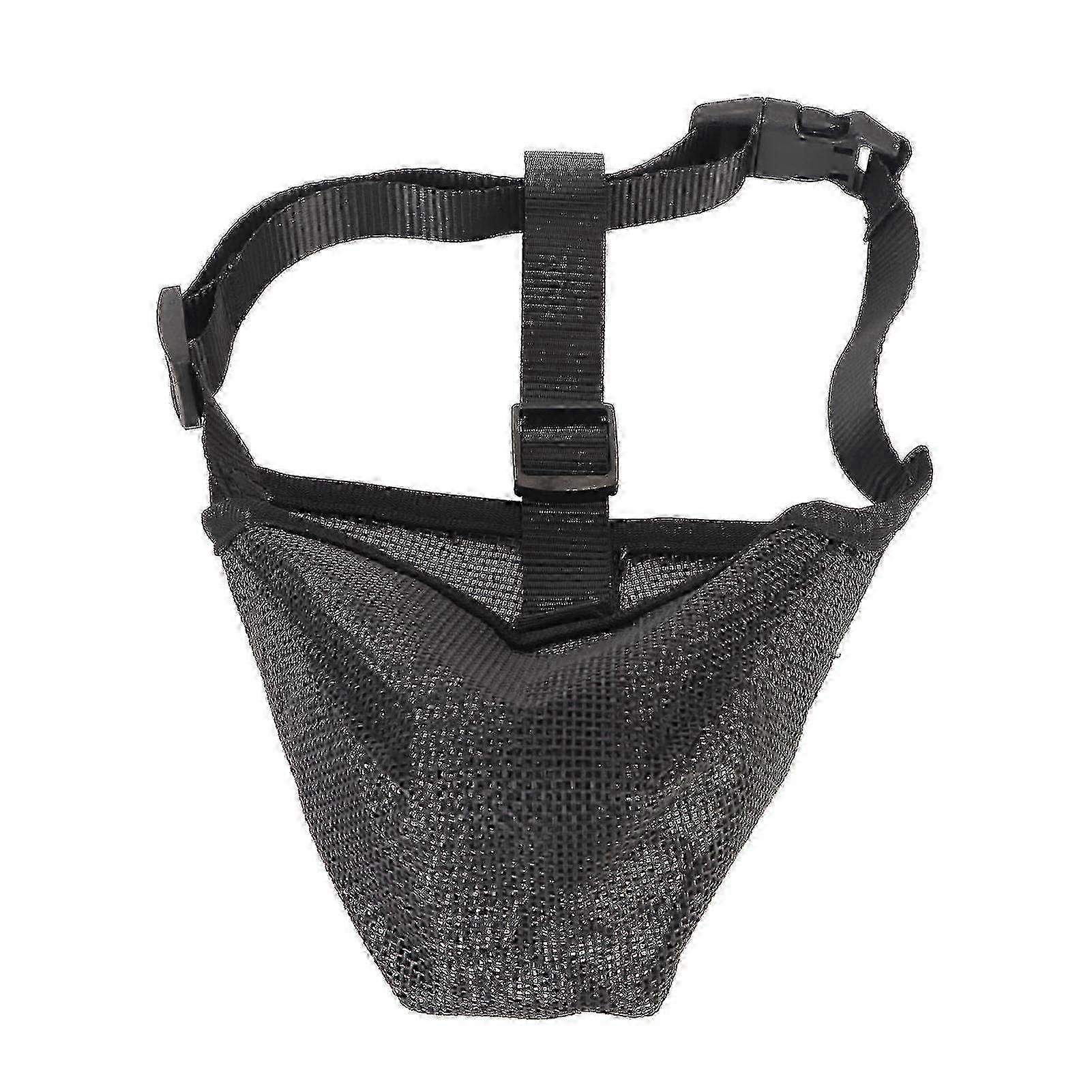 2025 Breathable Adjustable Dog Muzzle - Mesh Covered Muzzle for Biting Chewing Licking Barking