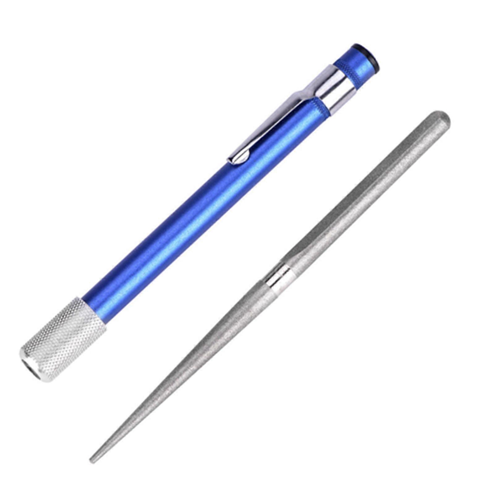 Multipurpose Sharpening Stone Pen Type Diamond Knife Sharpener Stick for Outdoor Kitchen