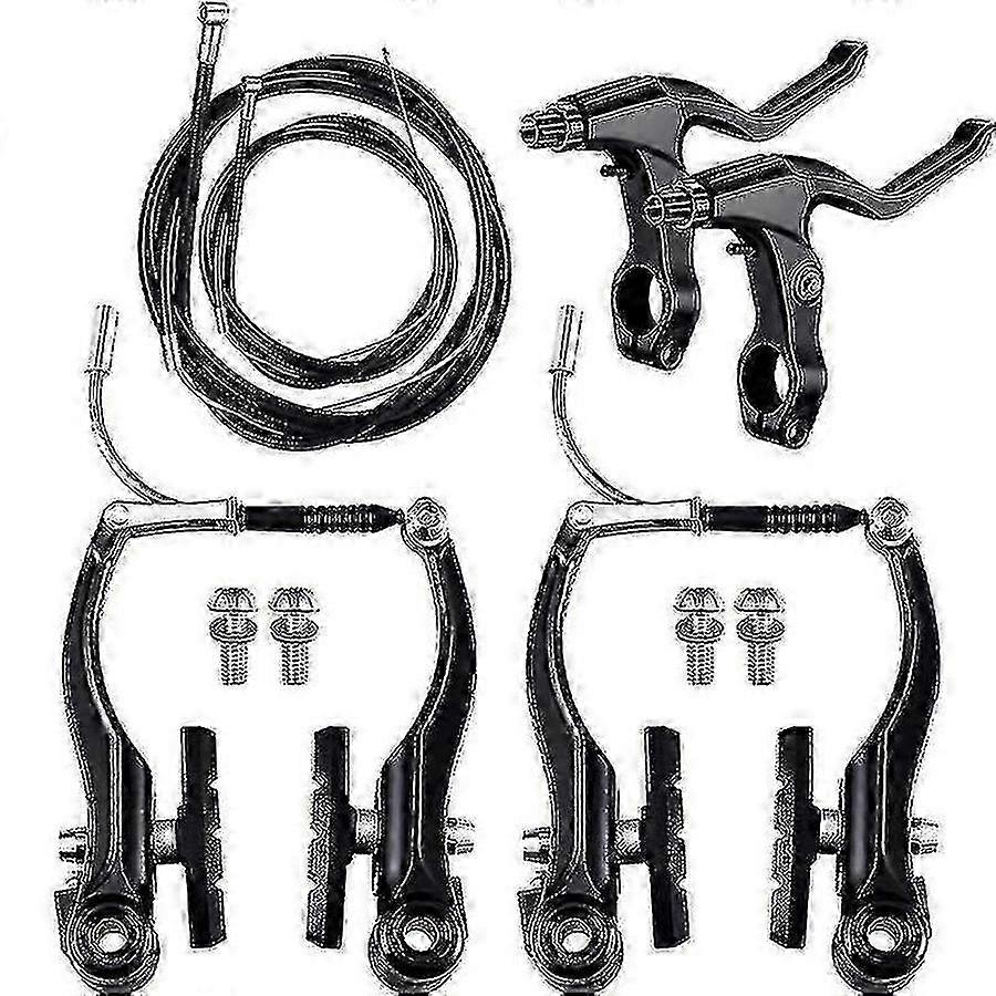 Disc Brake Kit for Bikes Front and Rear with Levers