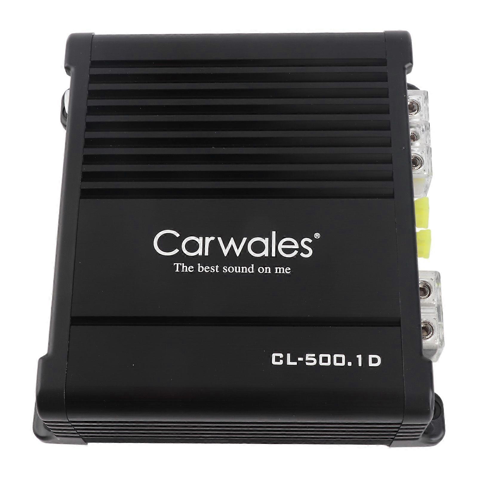 1 Channel Car Audio Monoblock Amplifier 500W 2 300W 4 10Hz300Hz Universal for Car Speakers