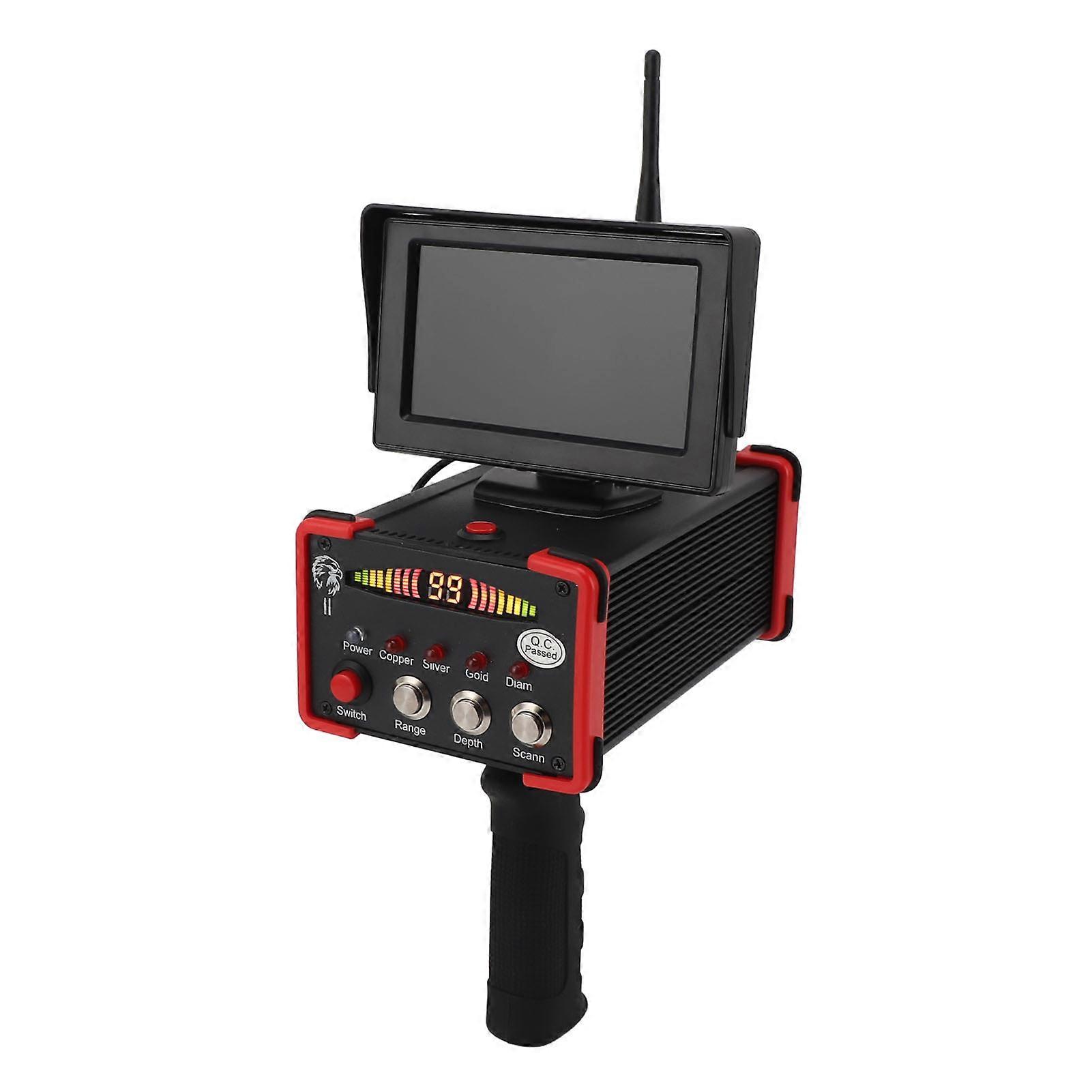 Underground Metal Scanner 1000m Range 15m Depth with Display UK Plug