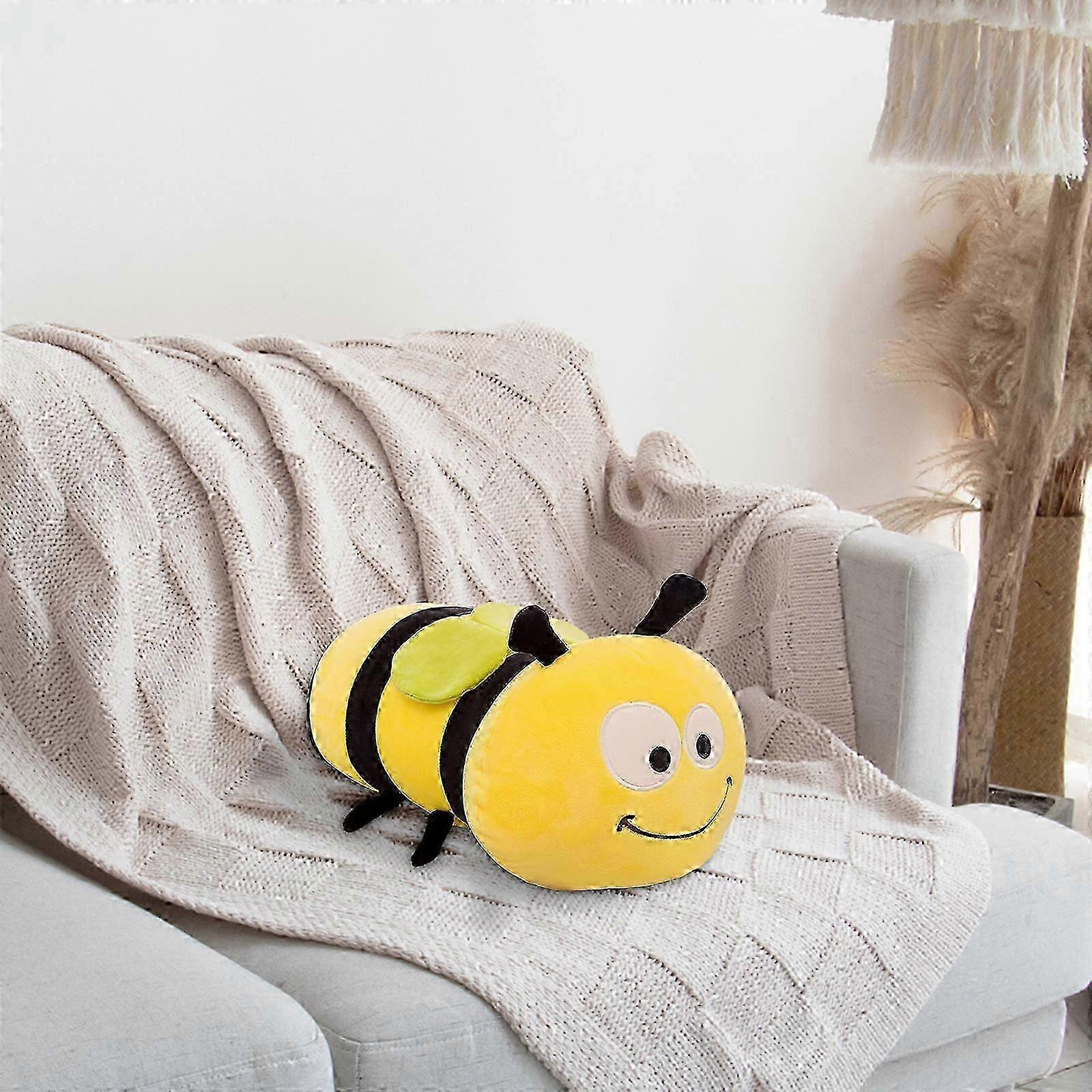 Bee Doll Net Red Soft Toys Doll Holiday Activities Gift Girls Pillow Bumble Bee Pillow Kawaii Toy For Kids 17.72 Inch Flye1626