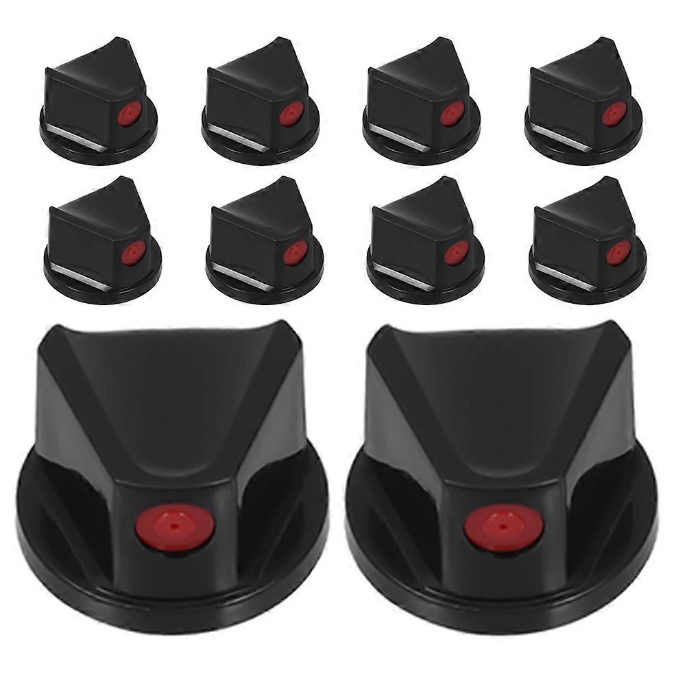 Graffiti Spray Paint Tips For Cans Quick Detach Design Black 10Pcs Ideal For DIY Enthusiasts In Wet Conditions