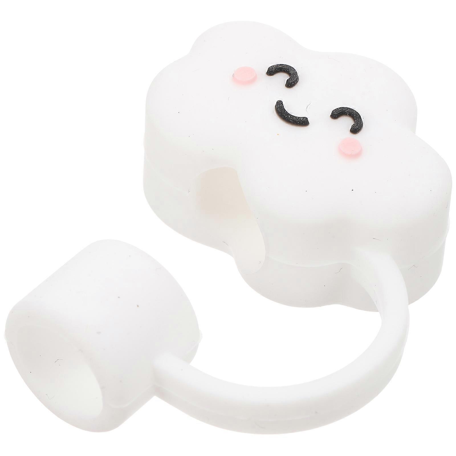 Absorbent Straw Cap Silicone Straw Caps for Reusable Protection