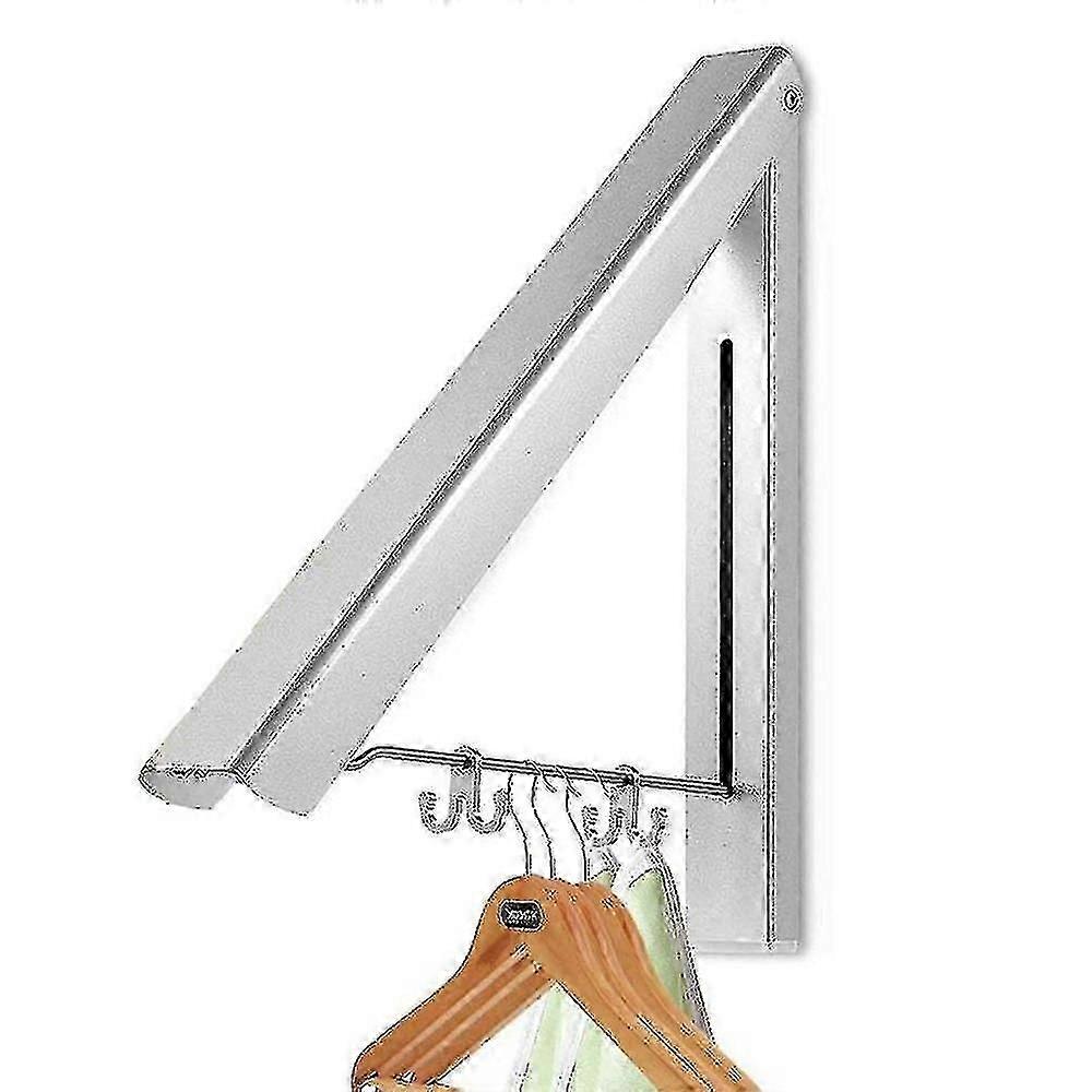 Retractable Wall Mounted Folding Clothes Hanger Rack