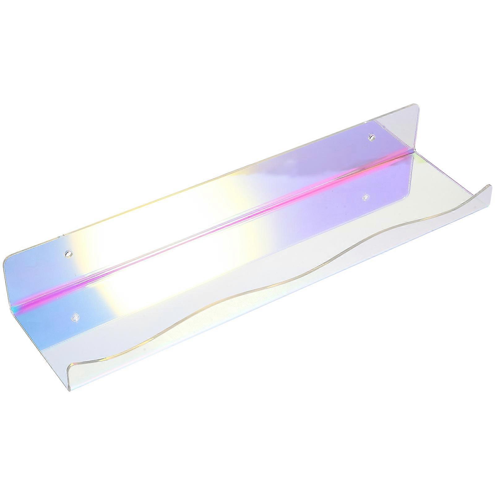 Multi Acrylic Wall Shelf for Storage Use 5Pcs Shelves