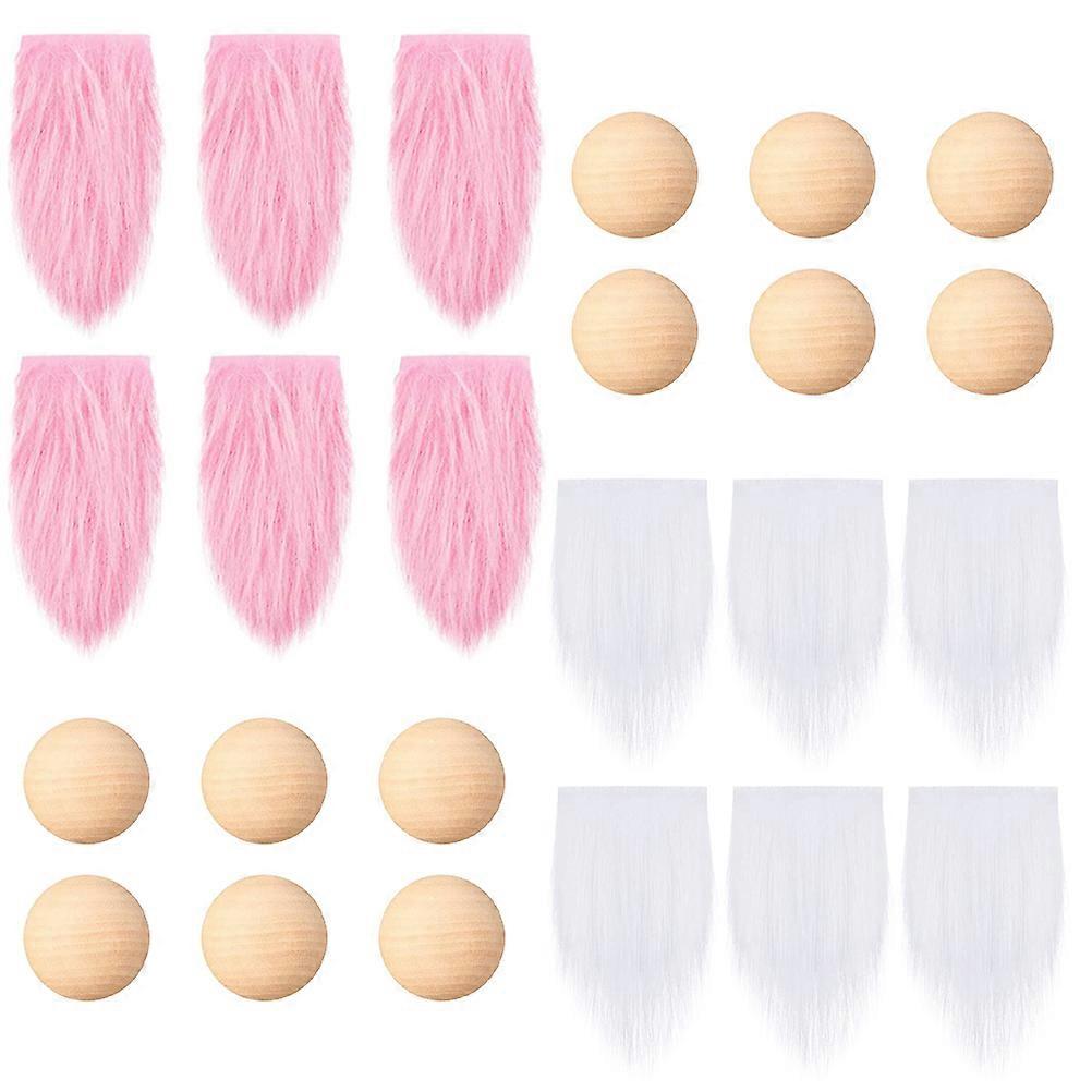 DIY Gnome Beard Decorative Craft For Craft Enthusiasts 2 Sets Handmade Fluffy Doll Beard