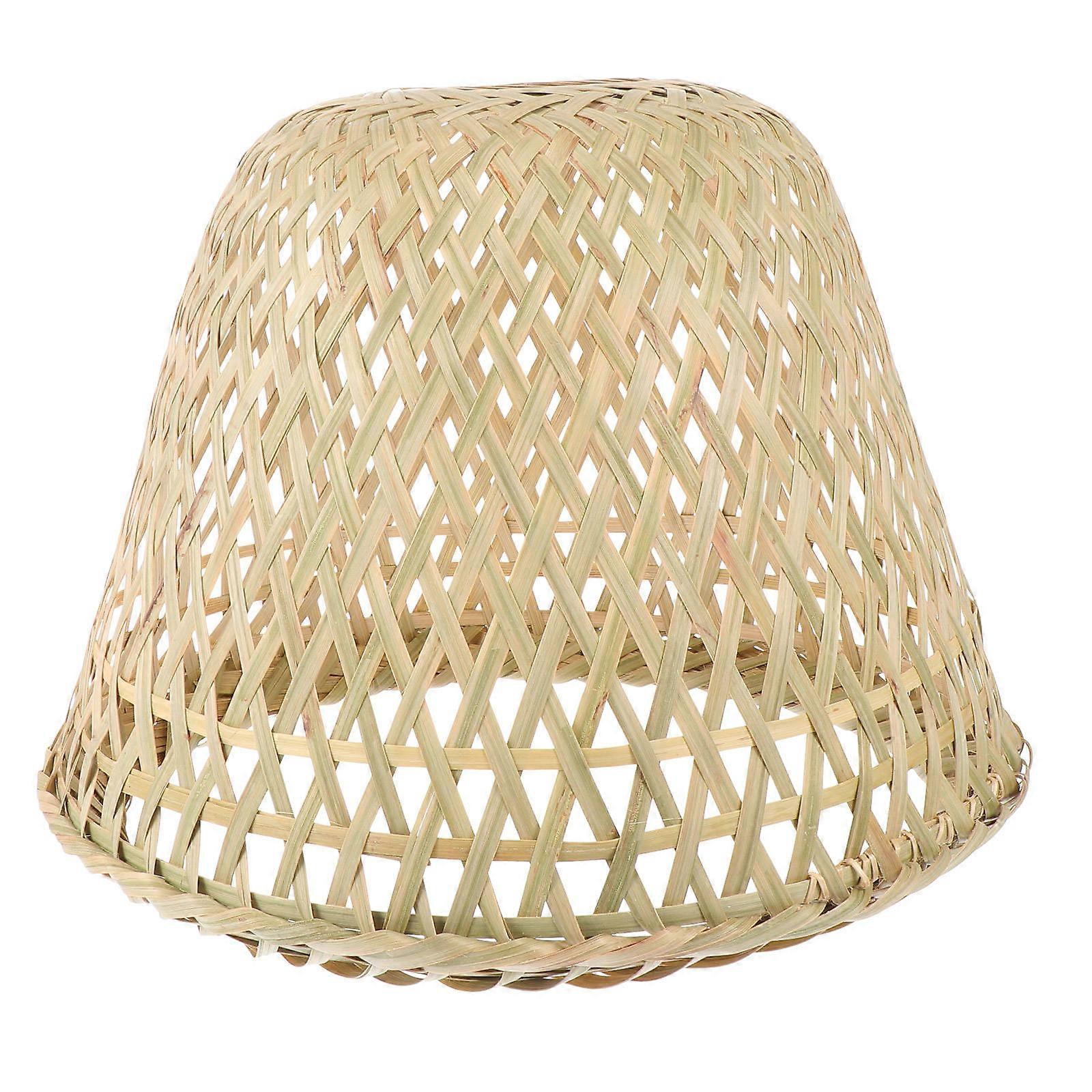 Light Accessory Bamboo Woven Lampshade for Ceiling Light 2Pcs
