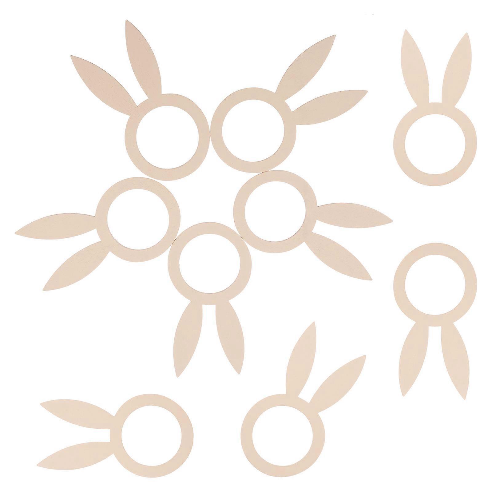 Convenient Napkin Rings 120 Pcs For Birthday Parties Easter Celebrations With And Charming Rabbit Shape