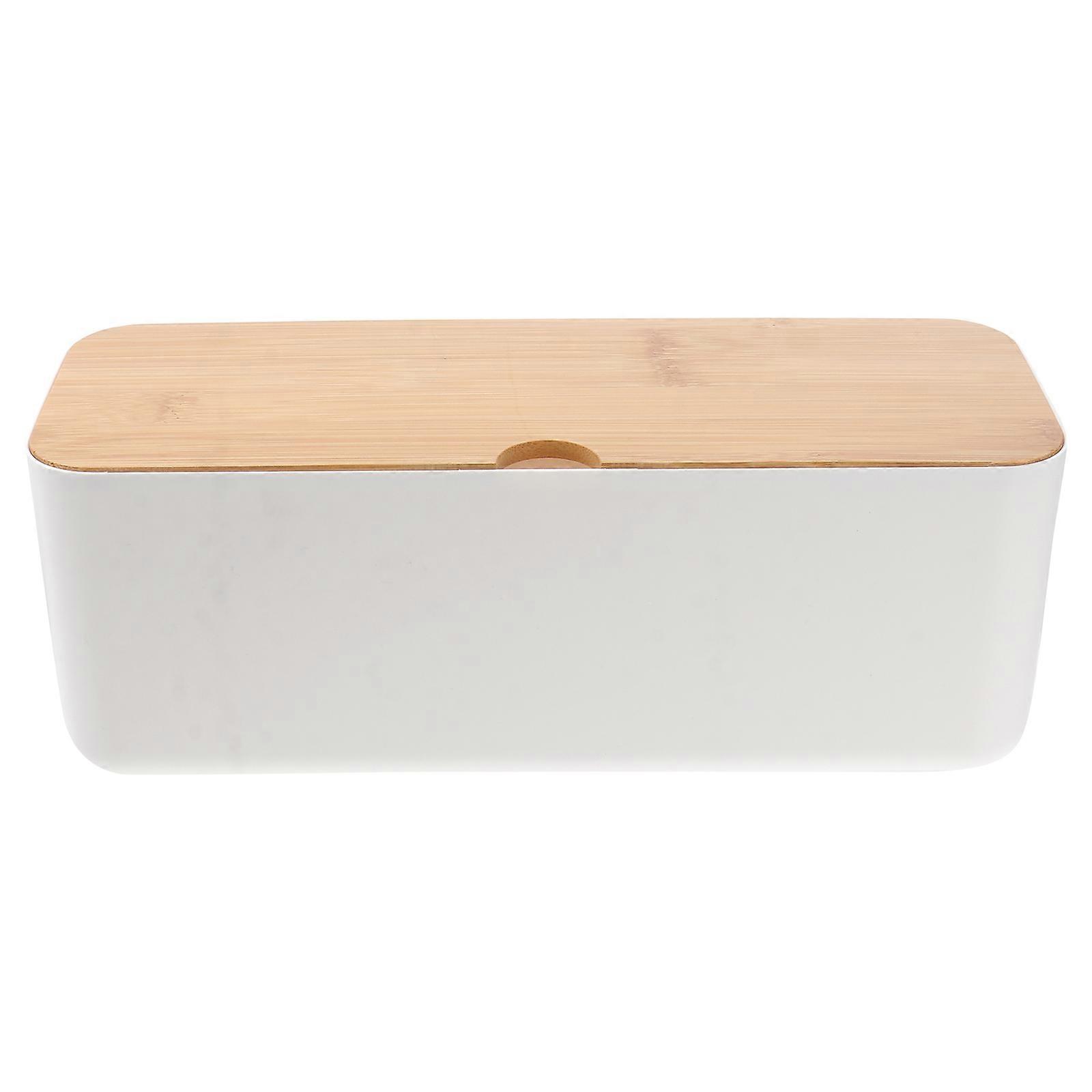 Household Wire Storage Container Plastic Box for Cable Organizing 3Pcs