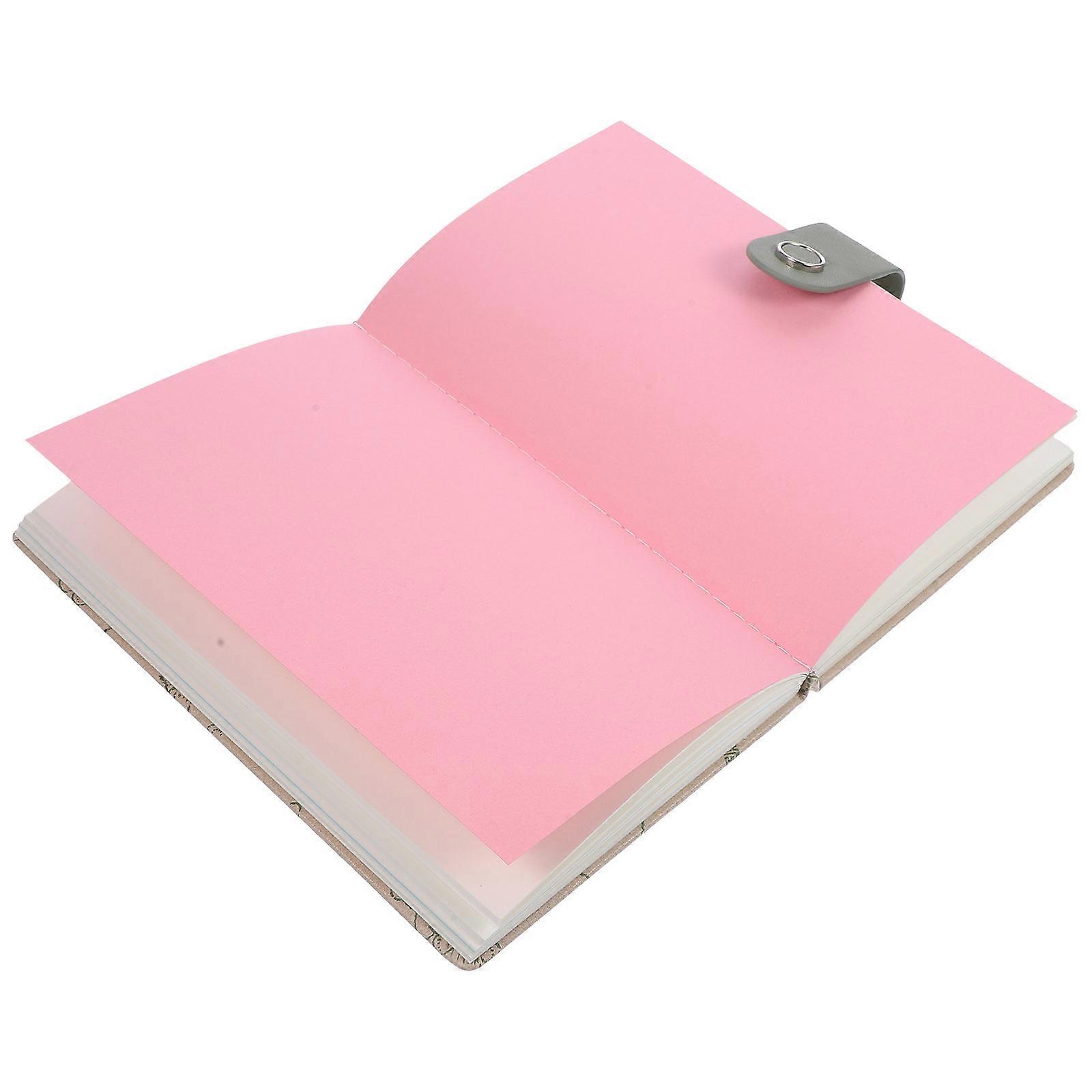 5Pcs Green Notebook for Writing Portable B6 Bear Pattern Notepad