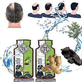 25-26 10-30 Bags Ginger Plant Extract Anti-Hair Loss Shampoo, Ginger Shampoo For Hair Growth, Natural Anti-Hair Loss Hair Shampoo For All Hair Types