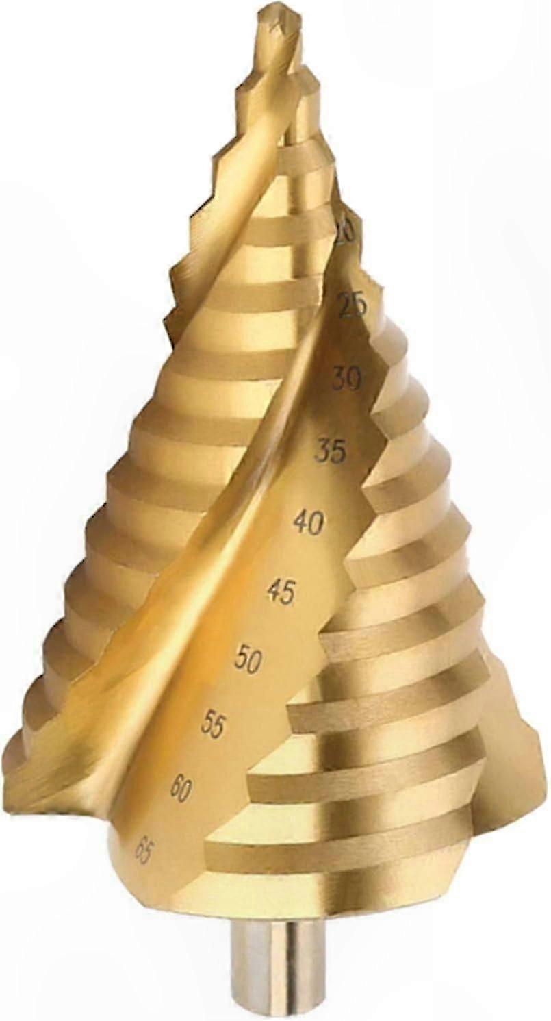 6-65mm Step Cone Drill Bit with Triangular Shank for Metal Hole Drilling and Countersinking