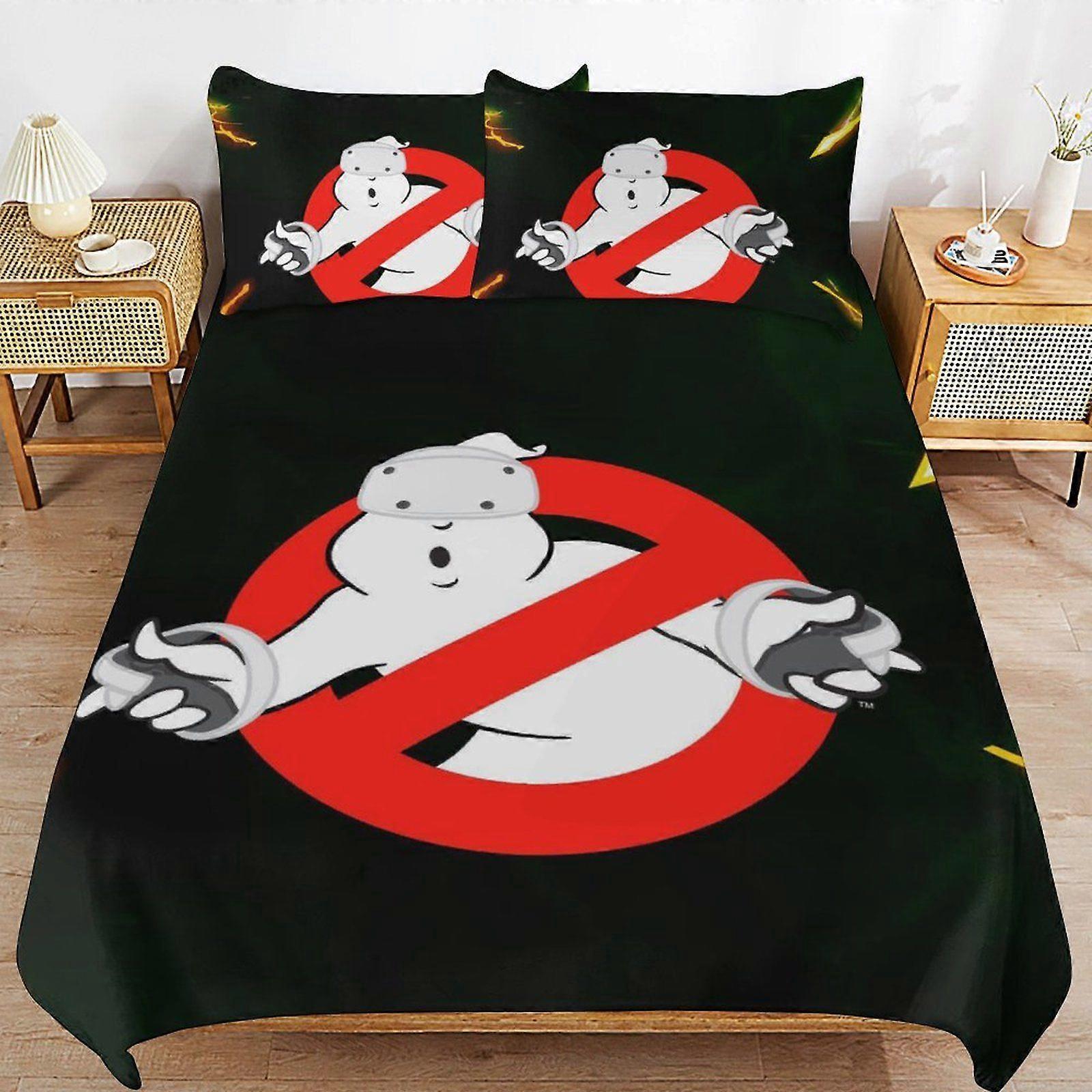 a233 The Real Ghostbusters Luxury Handling Daily Rest Machine Friendly Touch Durable Zip Duvet Cover Sets Performance b233