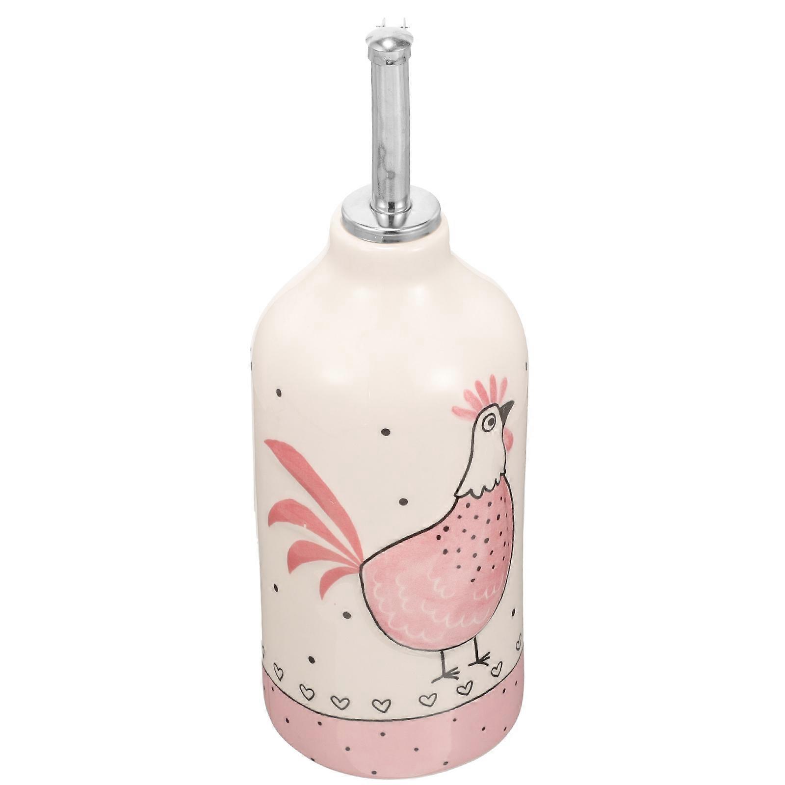 Ceramic Oil Dispenser 5Pcs Practical Storage Solution For Cafe Hotel Cooking Essential