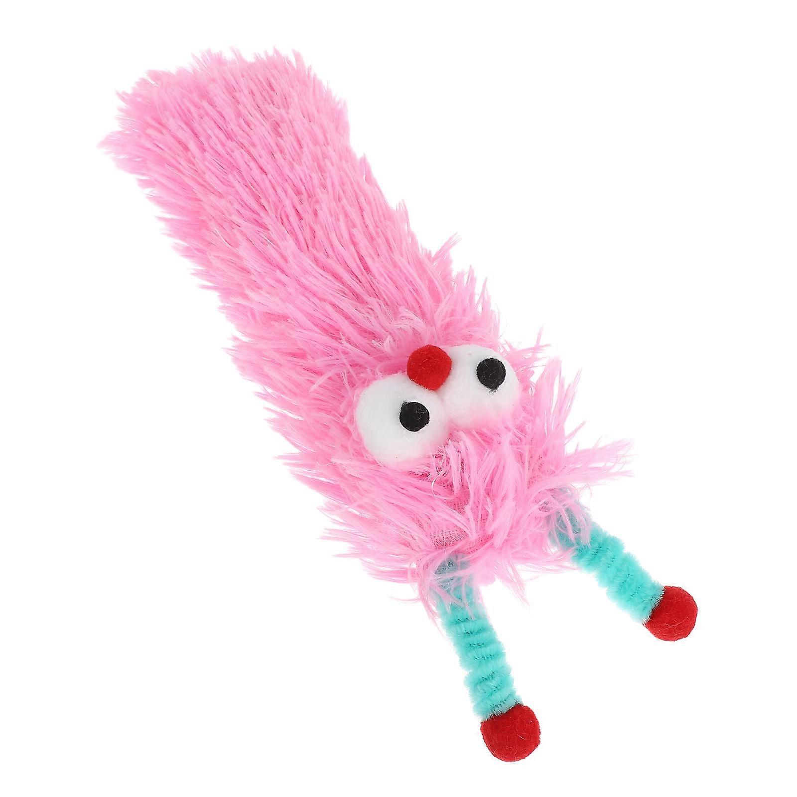 Indoor Cat Toy Catnip Plush Caterpillar Pillow for Play 4Pcs Set