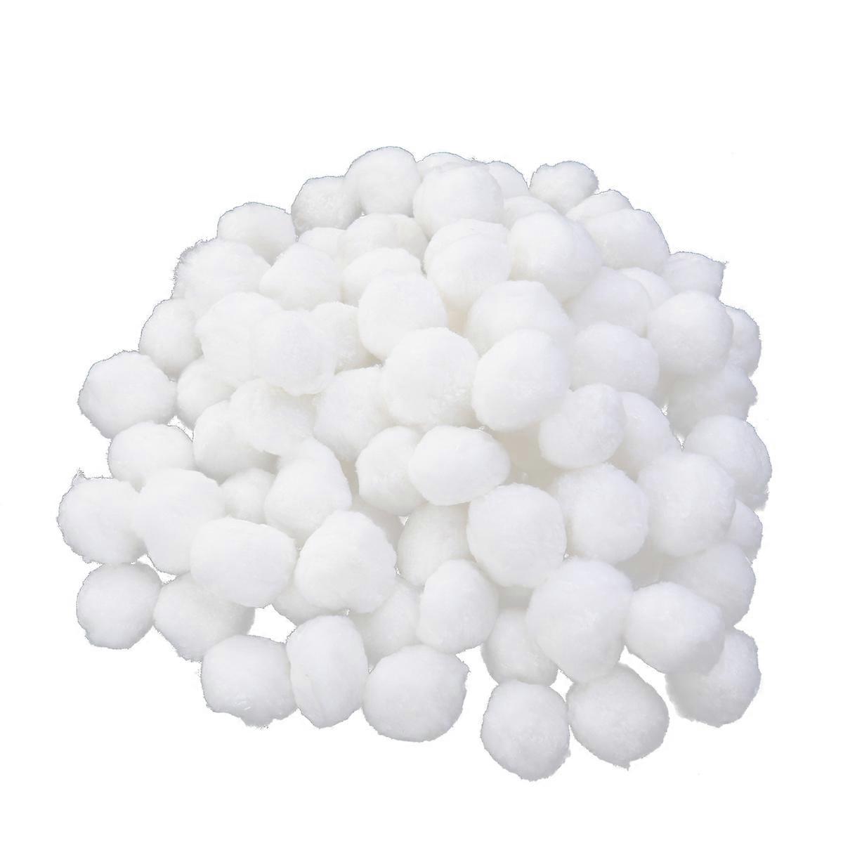 Fish Tank Tool Water Filter Ball for Cleaning Purifier 2Pcs White