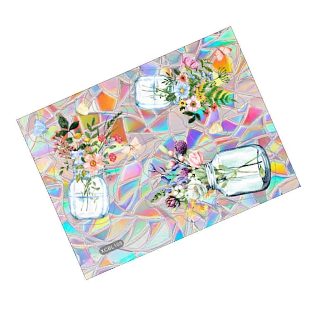 PVC Window Cling Prism for Bird Safety 4 Sheets Set