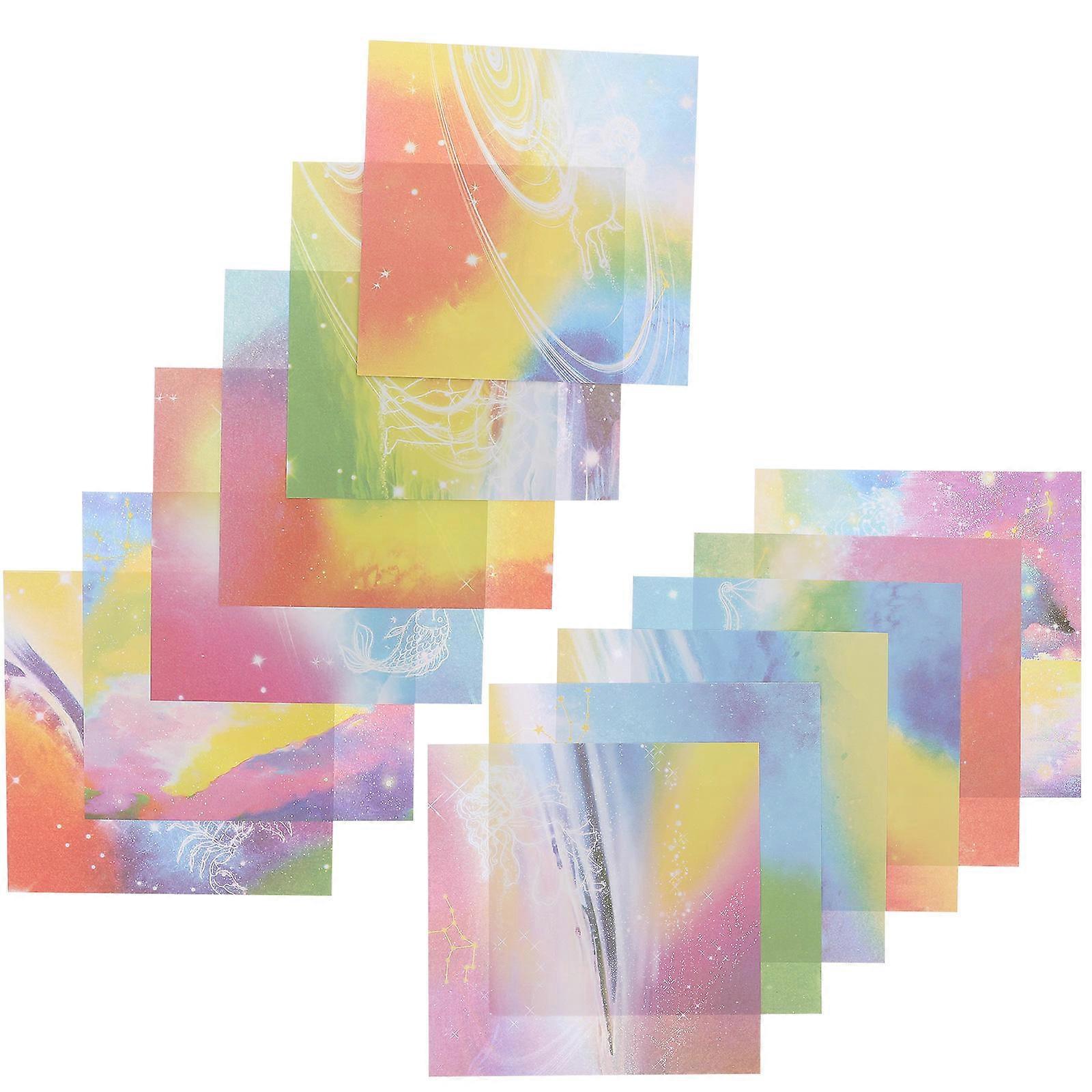 Square Origami Paper 2 Packs Colorful Folding Paper For Creative DIY Crafting Suitable For Party Decoration And Art Projects