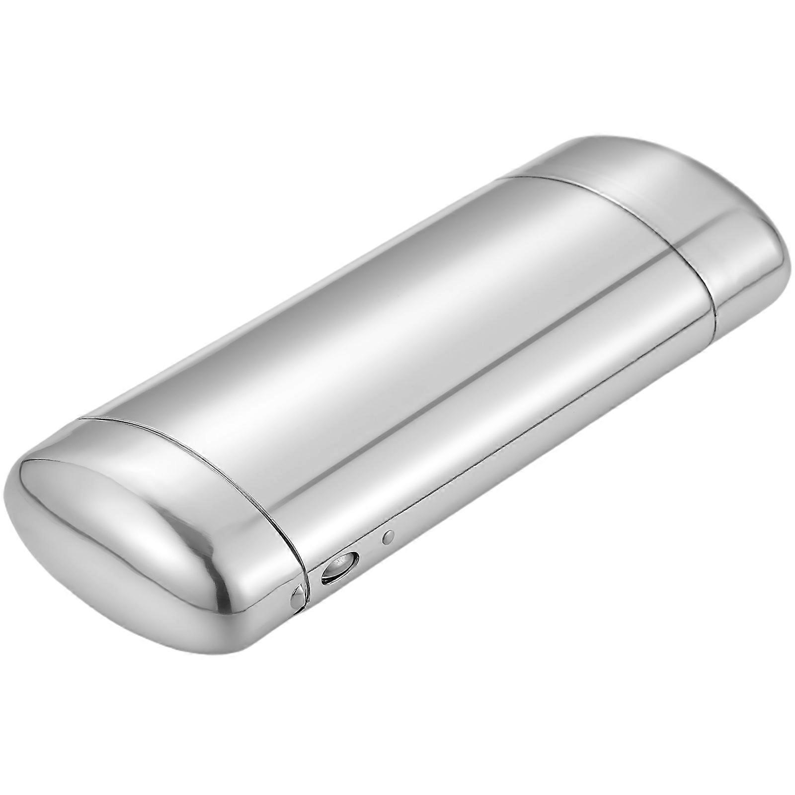 2Pcs Eyewear Organizer Sunglass Case For Travel Daily Use Protecting Lenses Simple Elegant Design Silver