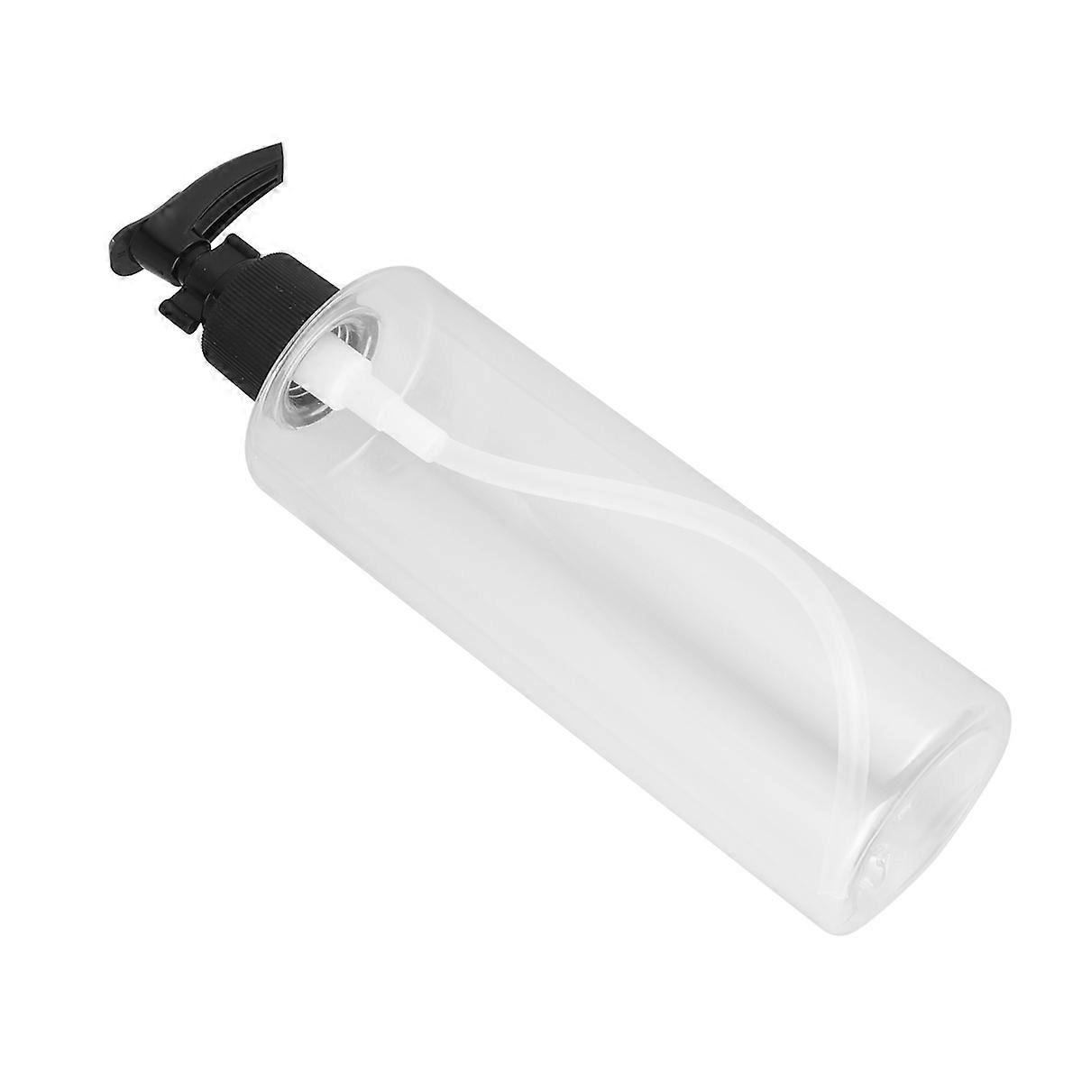 6Pcs Plastic Press Pump Bottle for Liquid Holding with Transparent Body