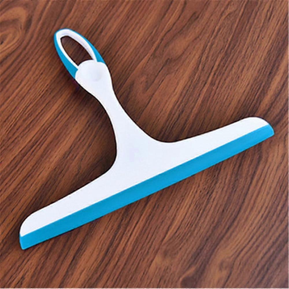 Clearance! Gheawn Brush Soft Glass Scraper Glass Wiper Window Glass Cleaner Home Tools BU Blue