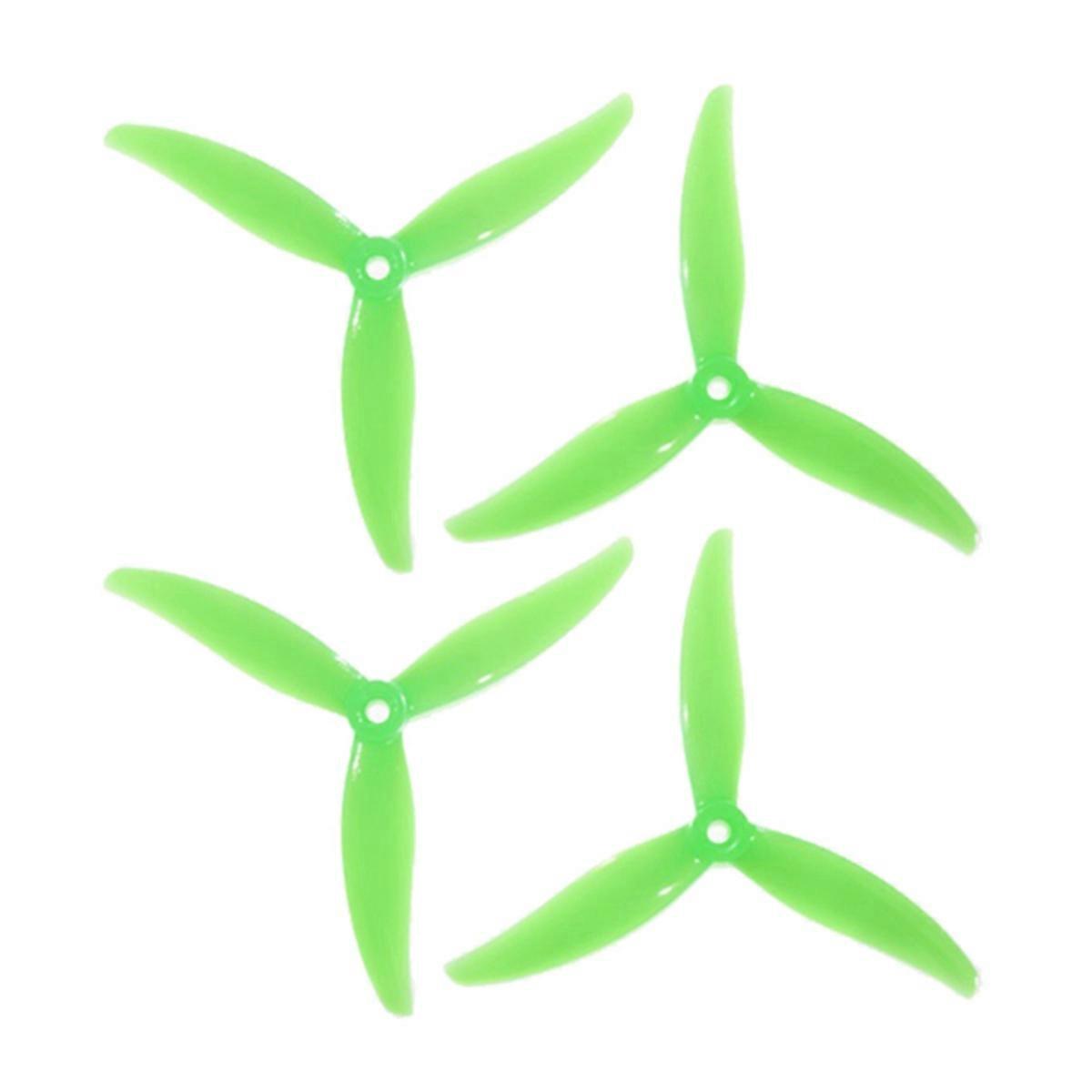 4Pcs MCK 3-Blade PC Propeller 5.1 Inch Drone Propeller Green