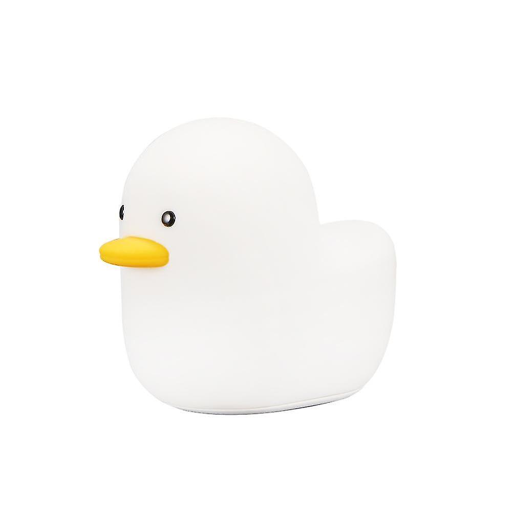 Baby Gift Sets 1pc Dull Duck Sleep Lamp Silicon Lamp Charging Night Light Cartoon Gifts