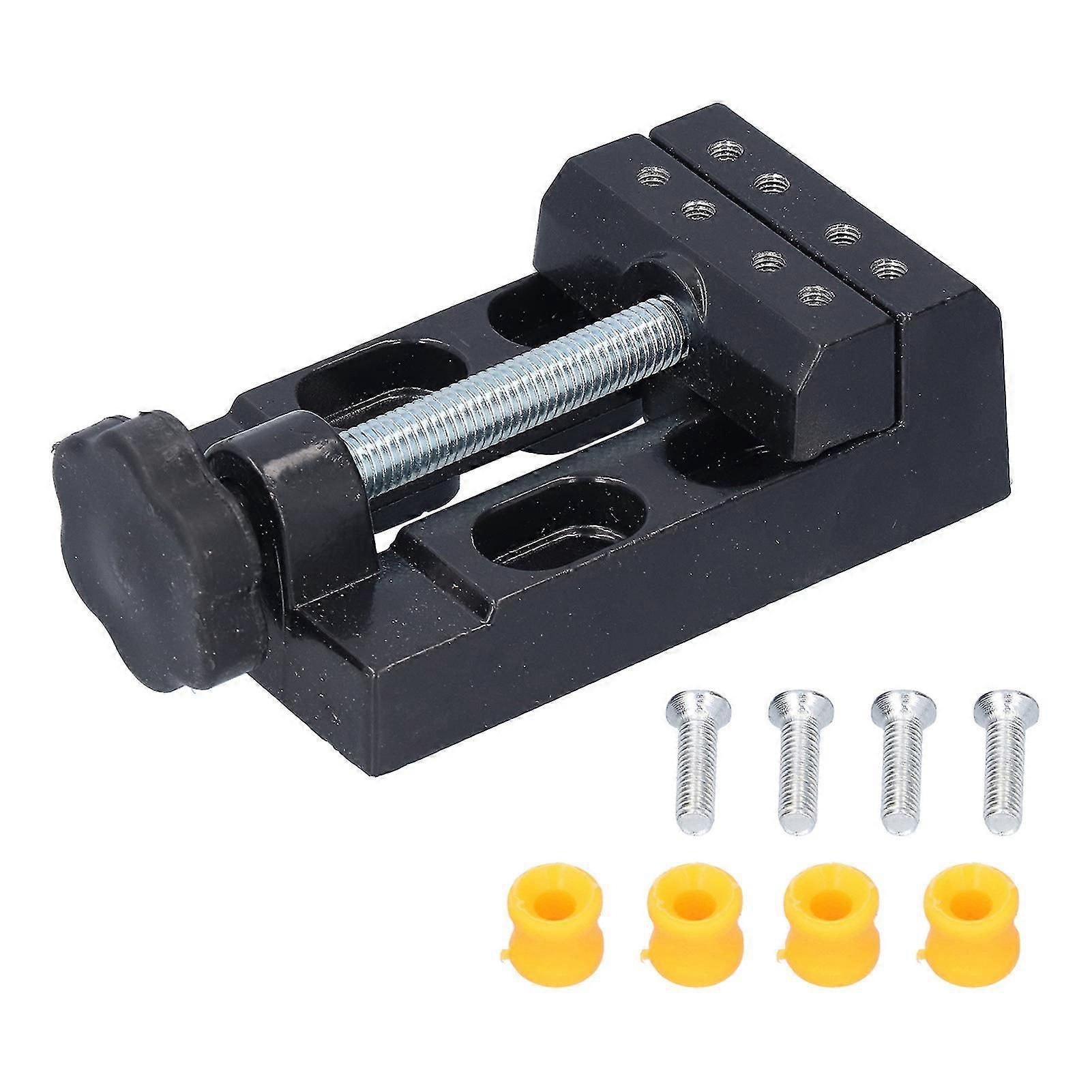 Mini Table Vice Good Fixing Effect Handheld Use Compact Convenient Free Installation Mini Drill Press Vise