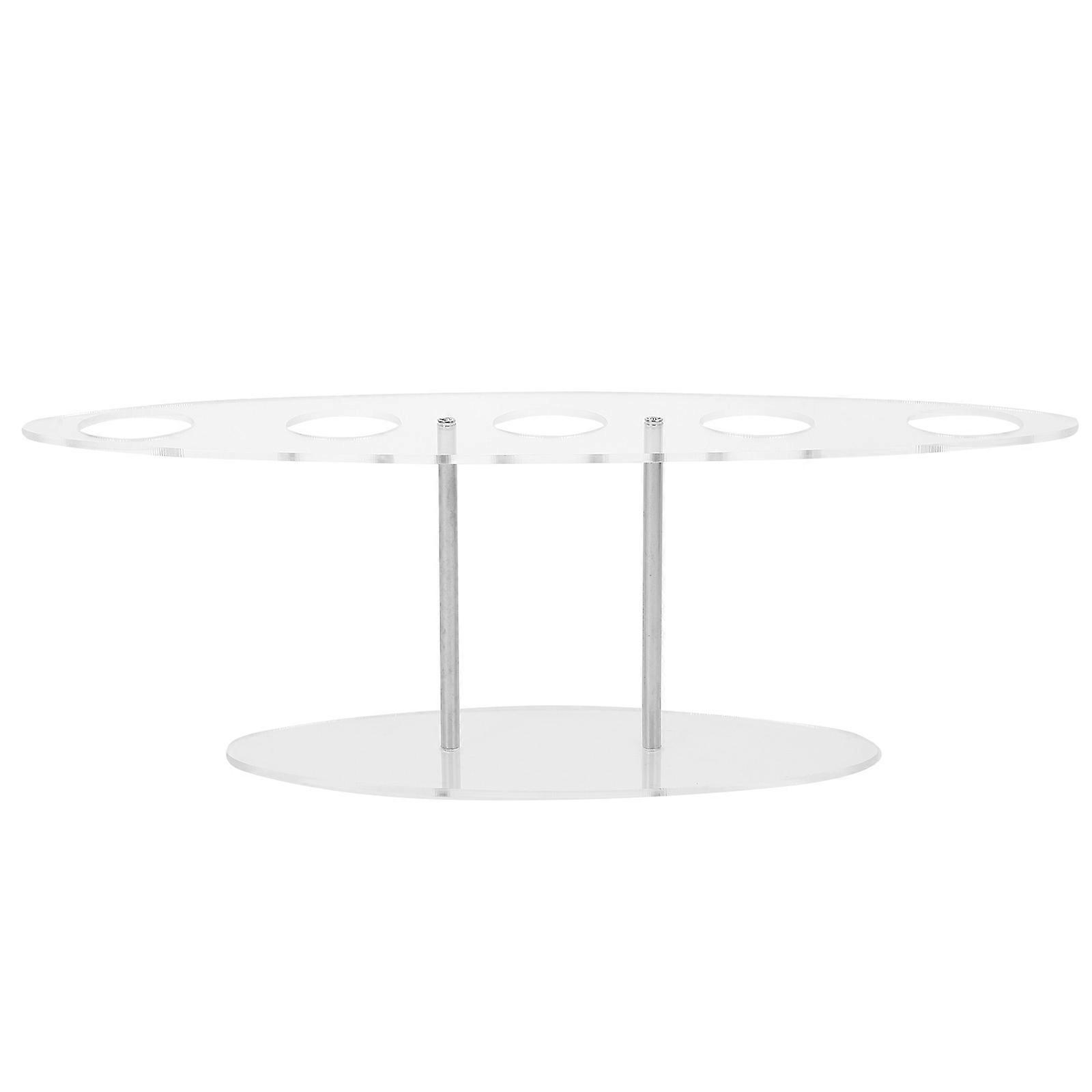 Acrylic Ice Cream Cone Holder for Display Stand with 5Pcs Cones