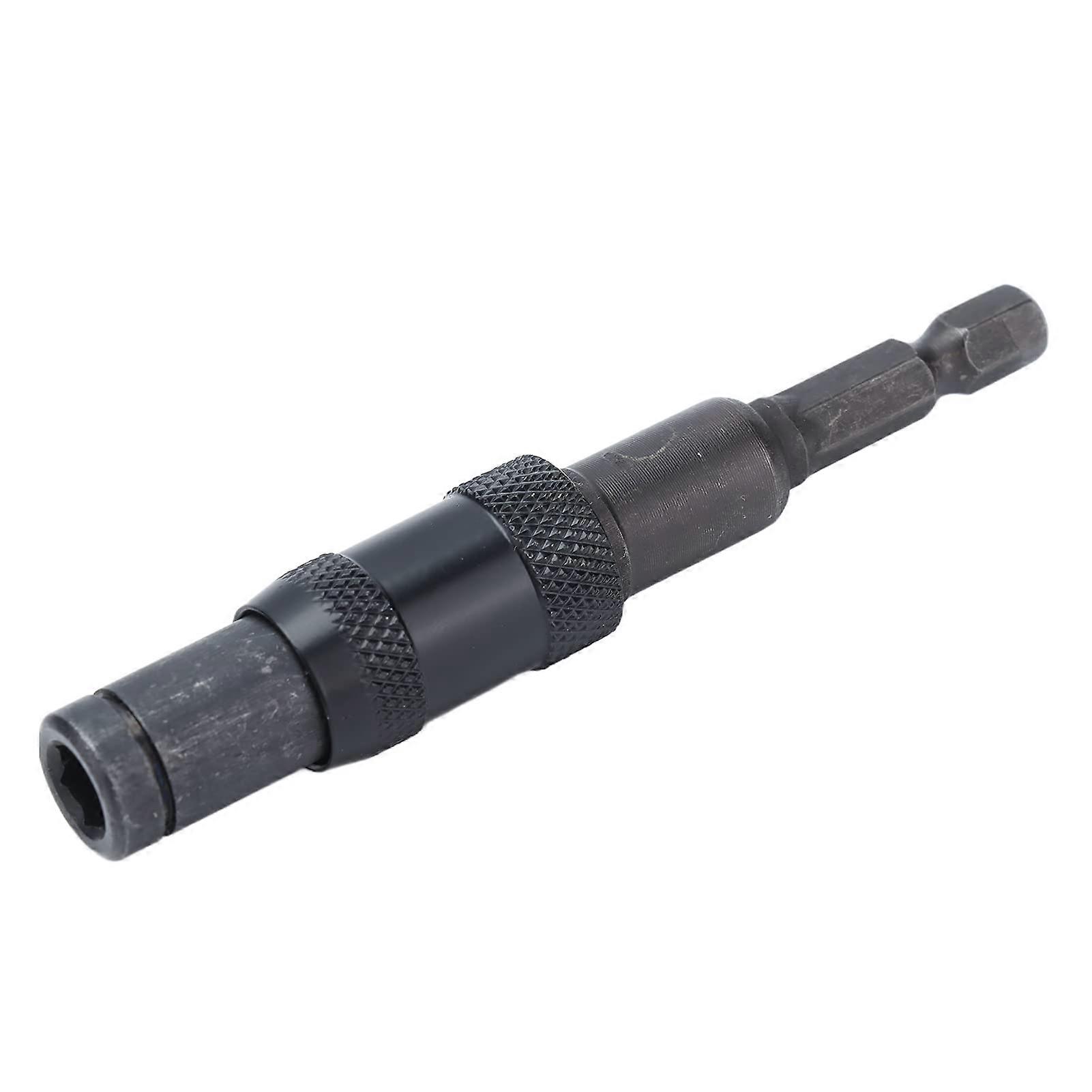 Quick Release Bit Holder 1/4In Hex Shank, SelfLocking Extension Rod, Durable AntiRust Metal